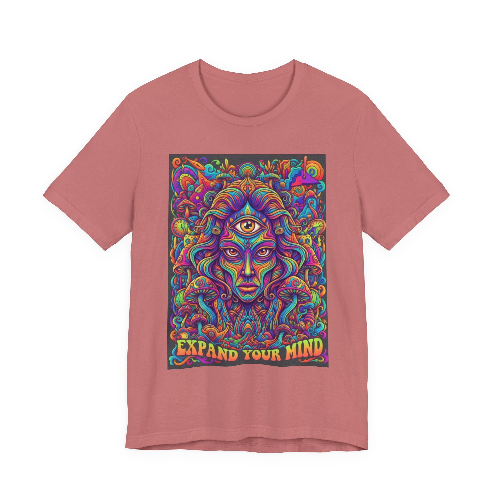 Expand Your Mind Psychedelic T-Shirt — Third Eye Trippy Art Tee