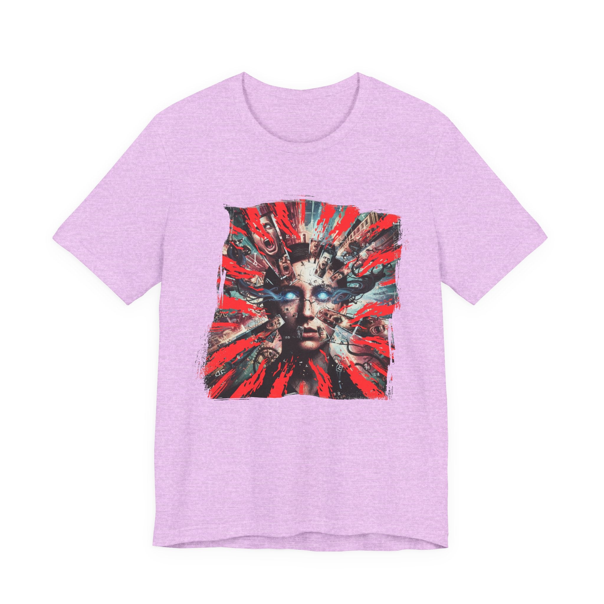 Surreal Sunburst Face Graphic Tee
