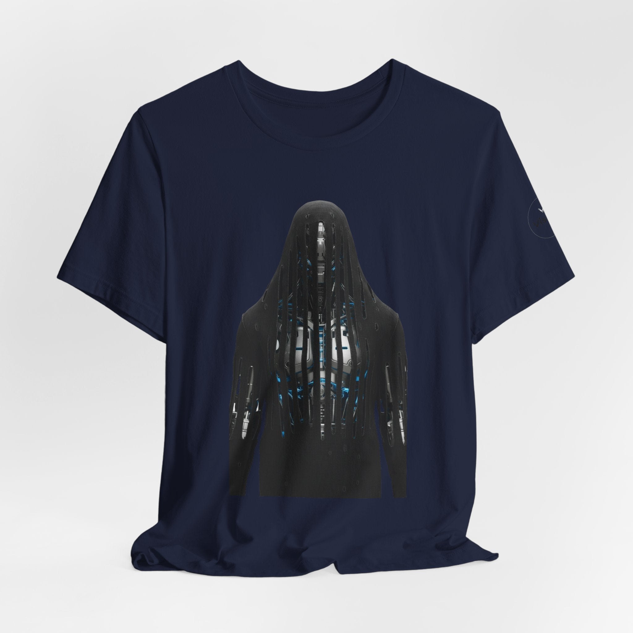 Horror Silhouette Tee — Shadowed Figure Graphic T-Shirt