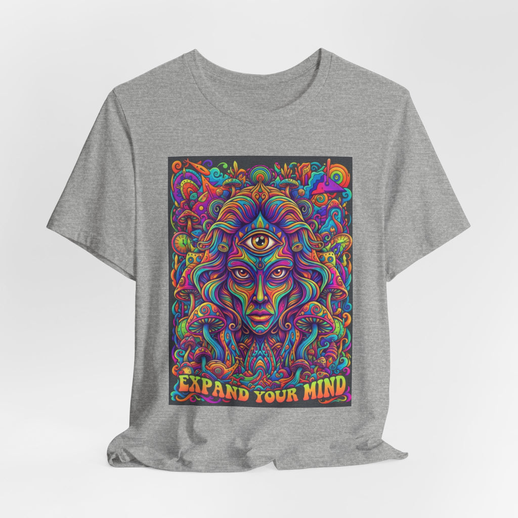 Expand Your Mind Psychedelic T-Shirt — Third Eye Trippy Art Tee