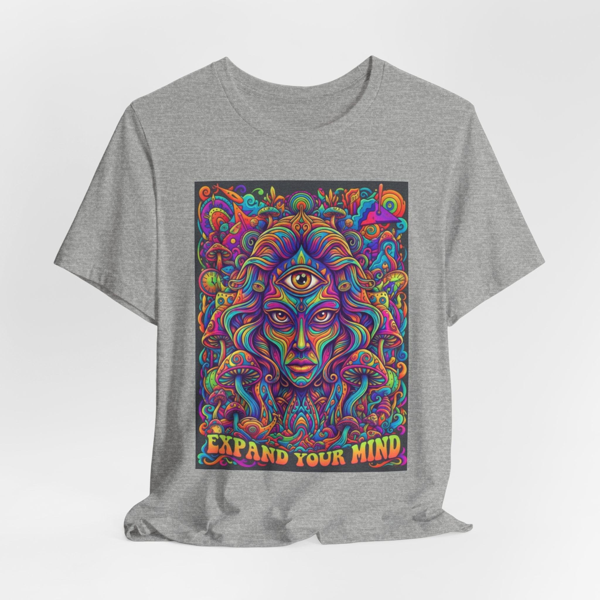 Expand Your Mind Psychedelic T-Shirt — Third Eye Trippy Art Tee