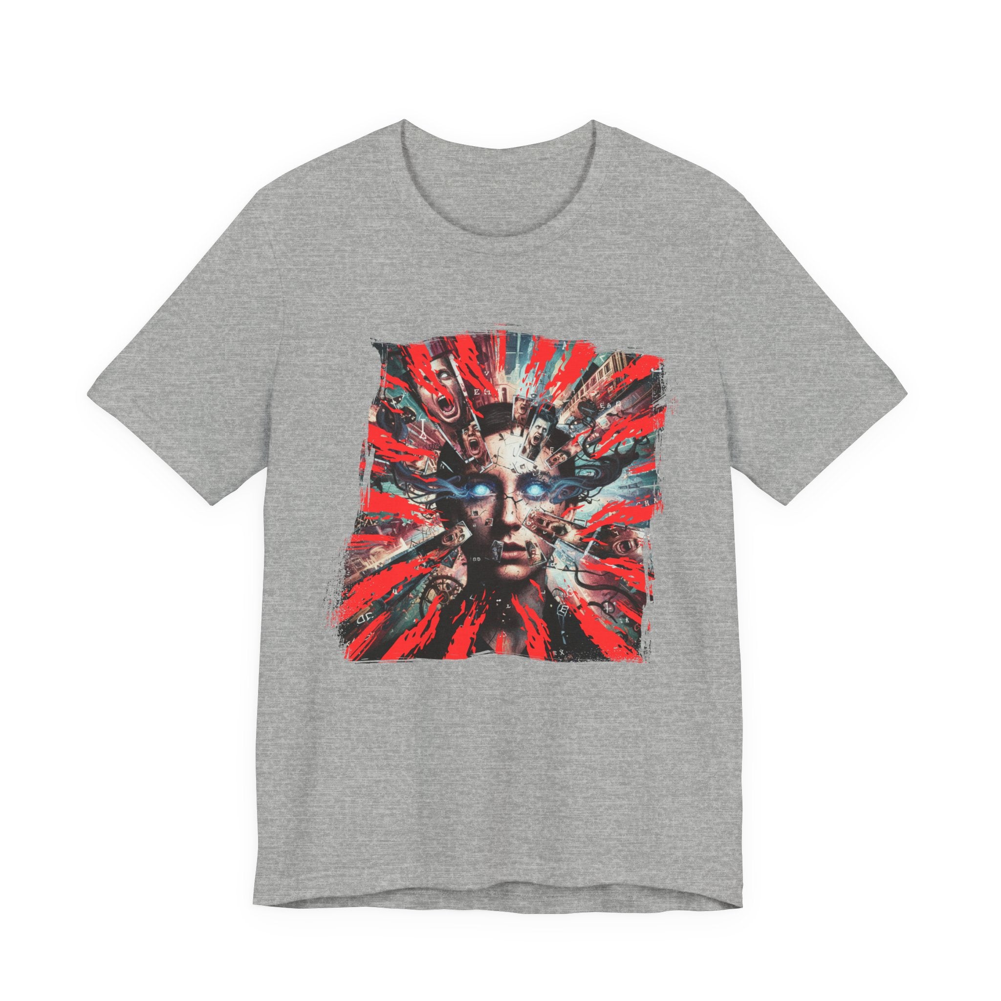 Surreal Sunburst Face Graphic Tee