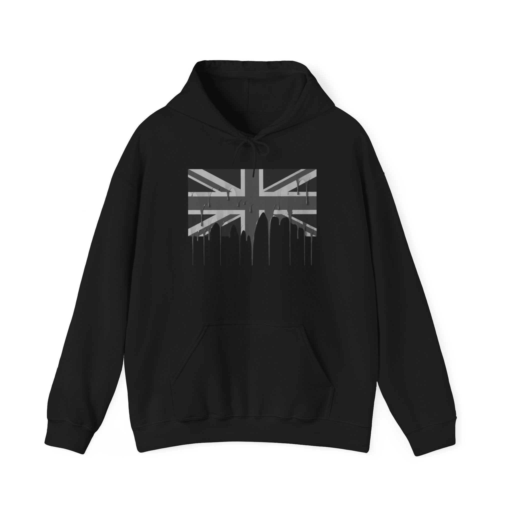 Union Jack Drip Hoodie - British Flag Streetwear Pullover