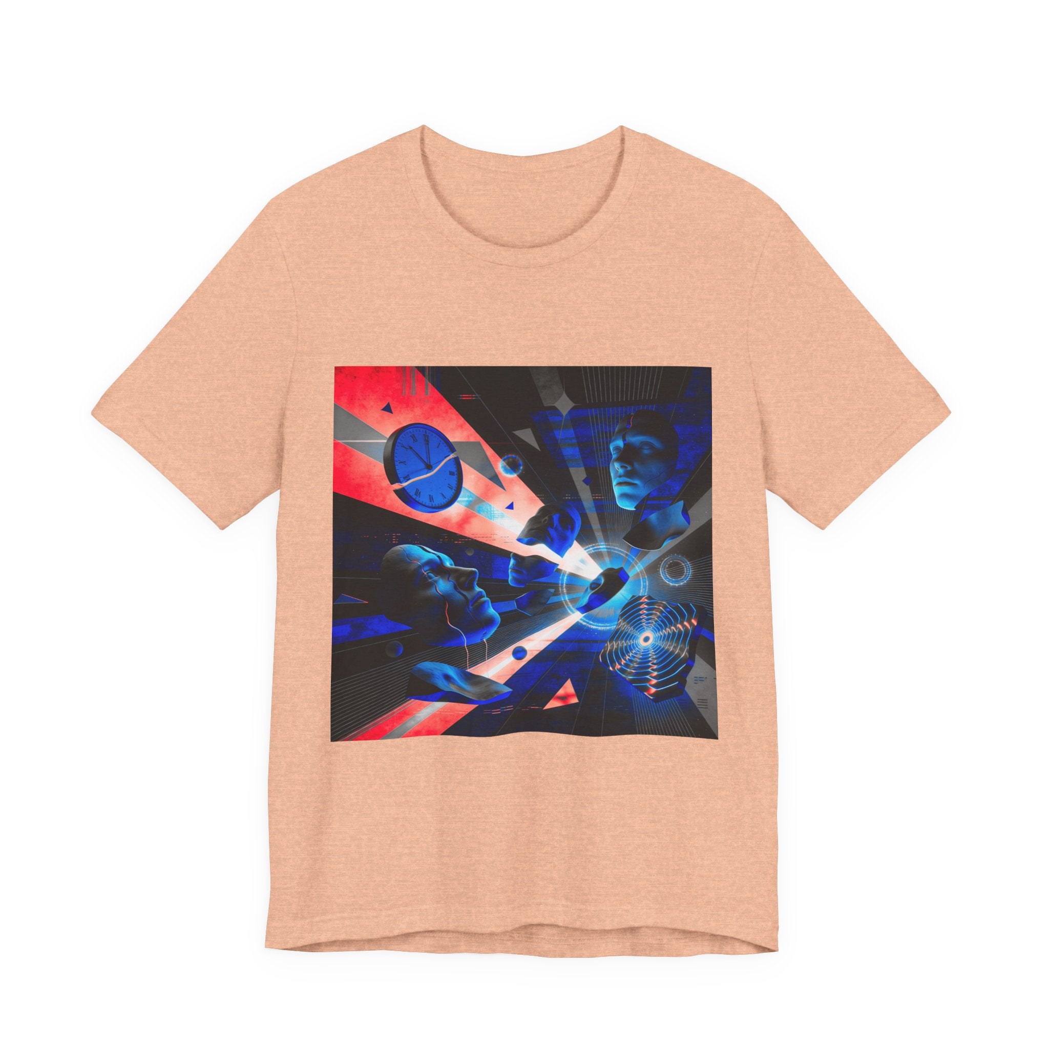 Spacewave Graphic Tee — Retro Futurism Cosmic Design
