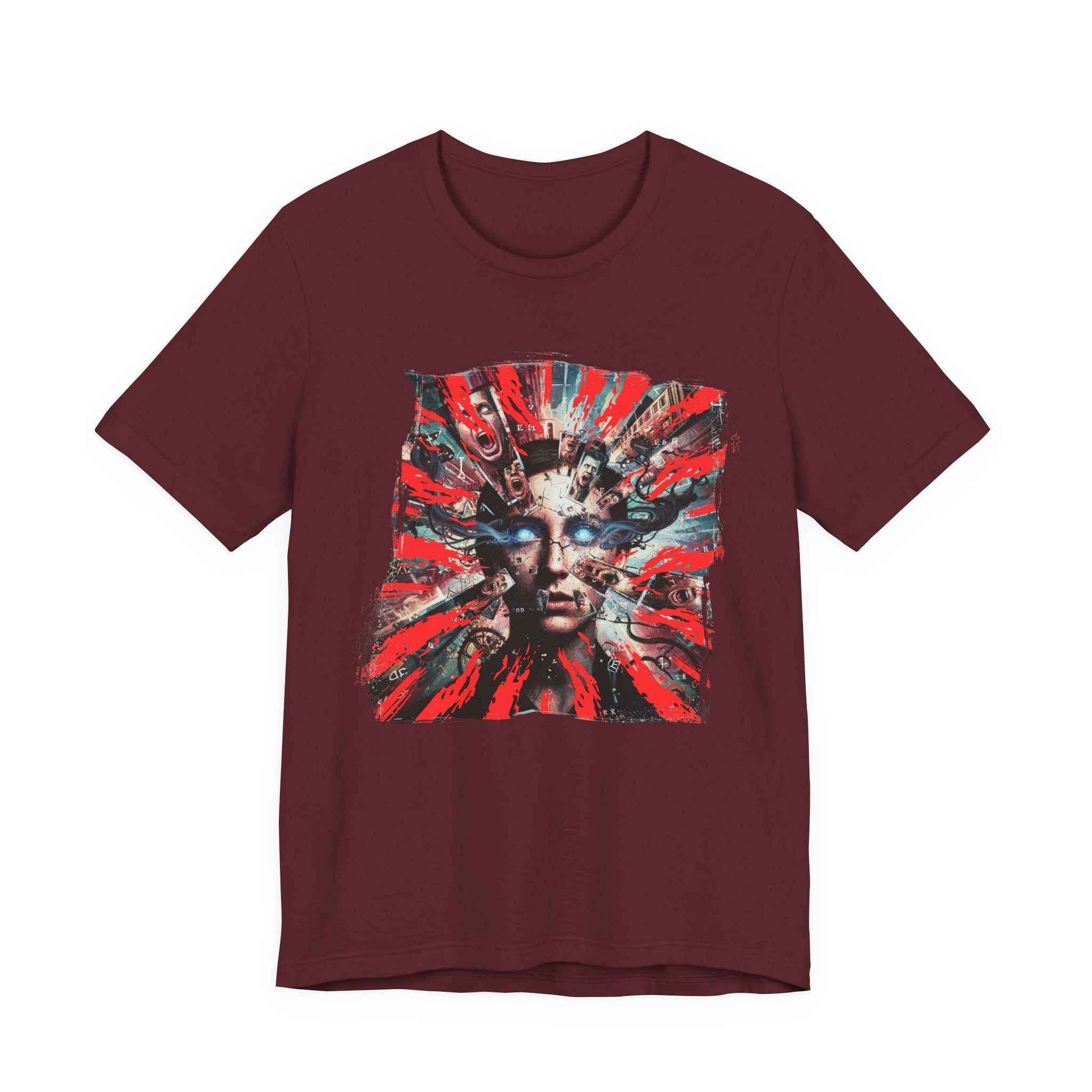 Surreal Sunburst Face Graphic Tee
