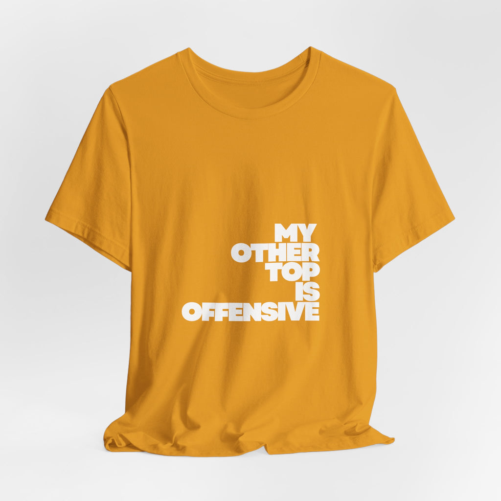 Classic White Tee — Plain Unisex Short Sleeve T-Shirt