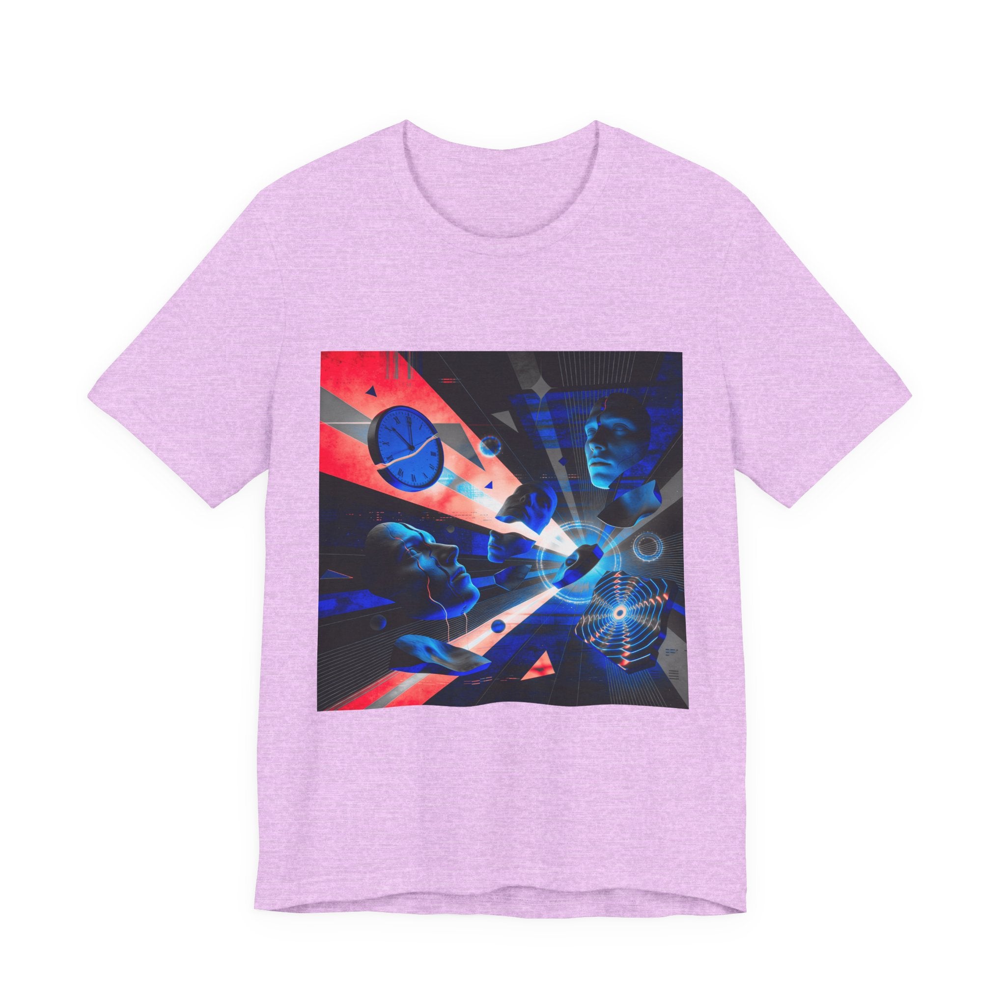 Spacewave Graphic Tee — Retro Futurism Cosmic Design