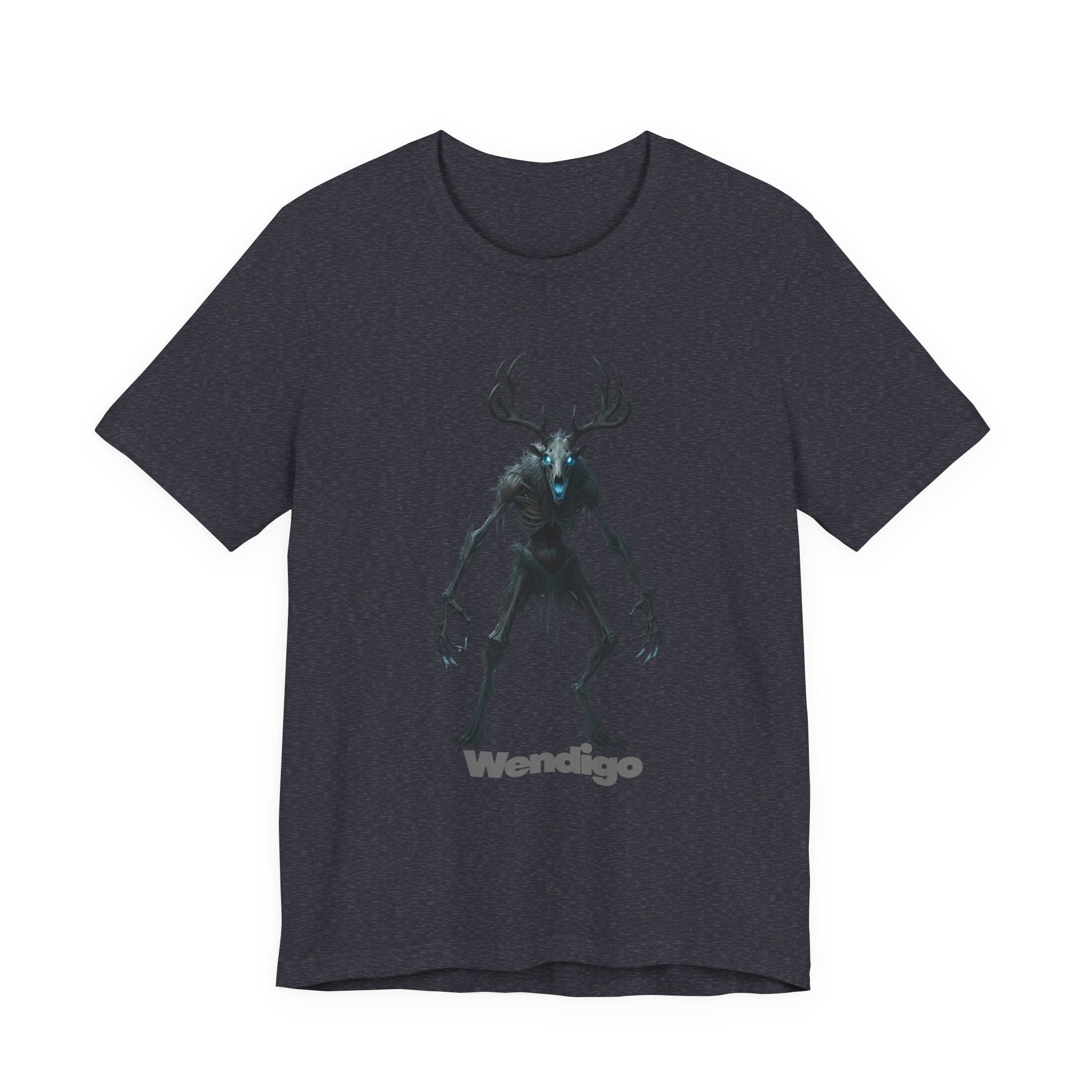 Wendigo Horror Tee — Creepy Deer Monster Graphic T-Shirt