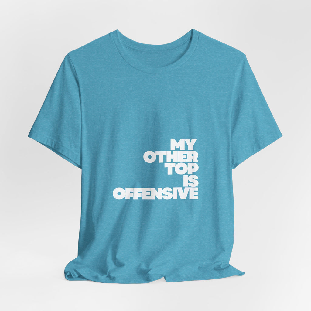 Classic White Tee — Plain Unisex Short Sleeve T-Shirt
