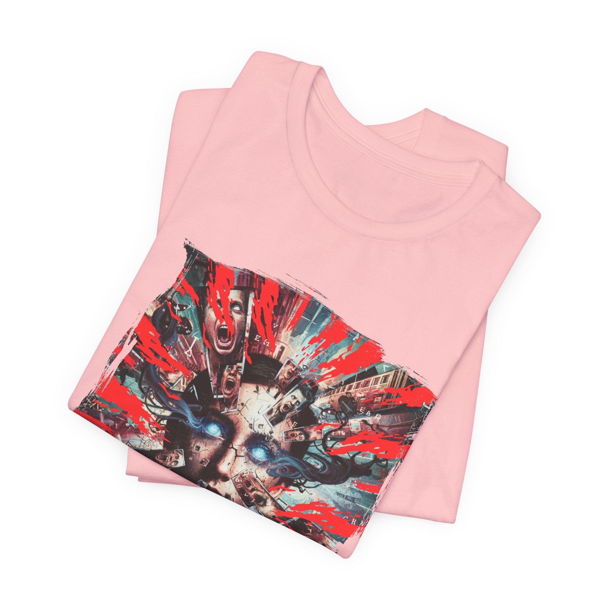 Surreal Sunburst Face Graphic Tee