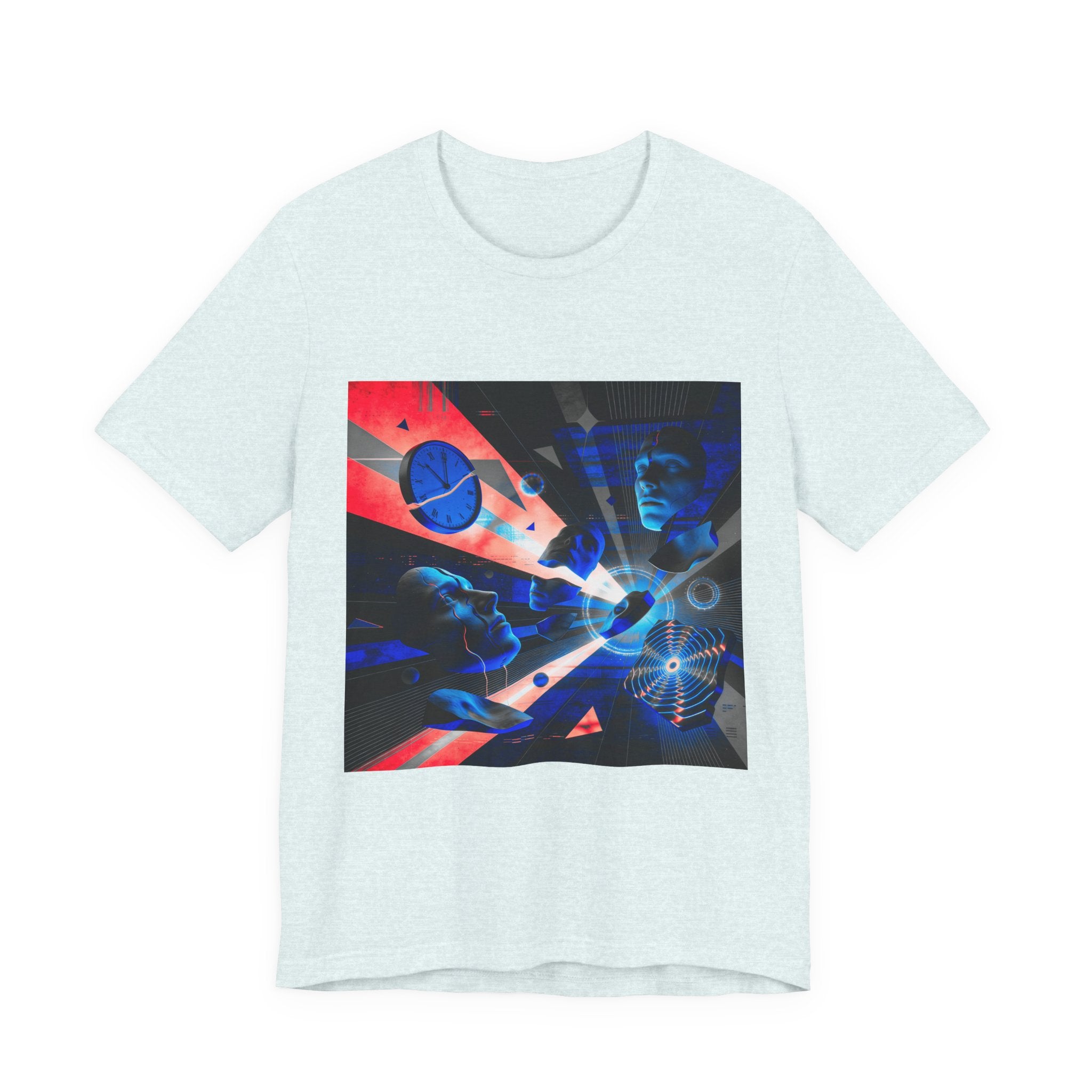 Spacewave Graphic Tee — Retro Futurism Cosmic Design