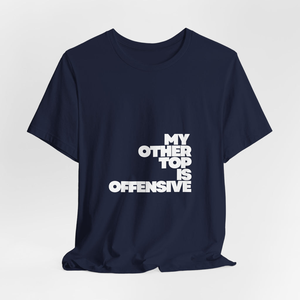 Classic White Tee — Plain Unisex Short Sleeve T-Shirt
