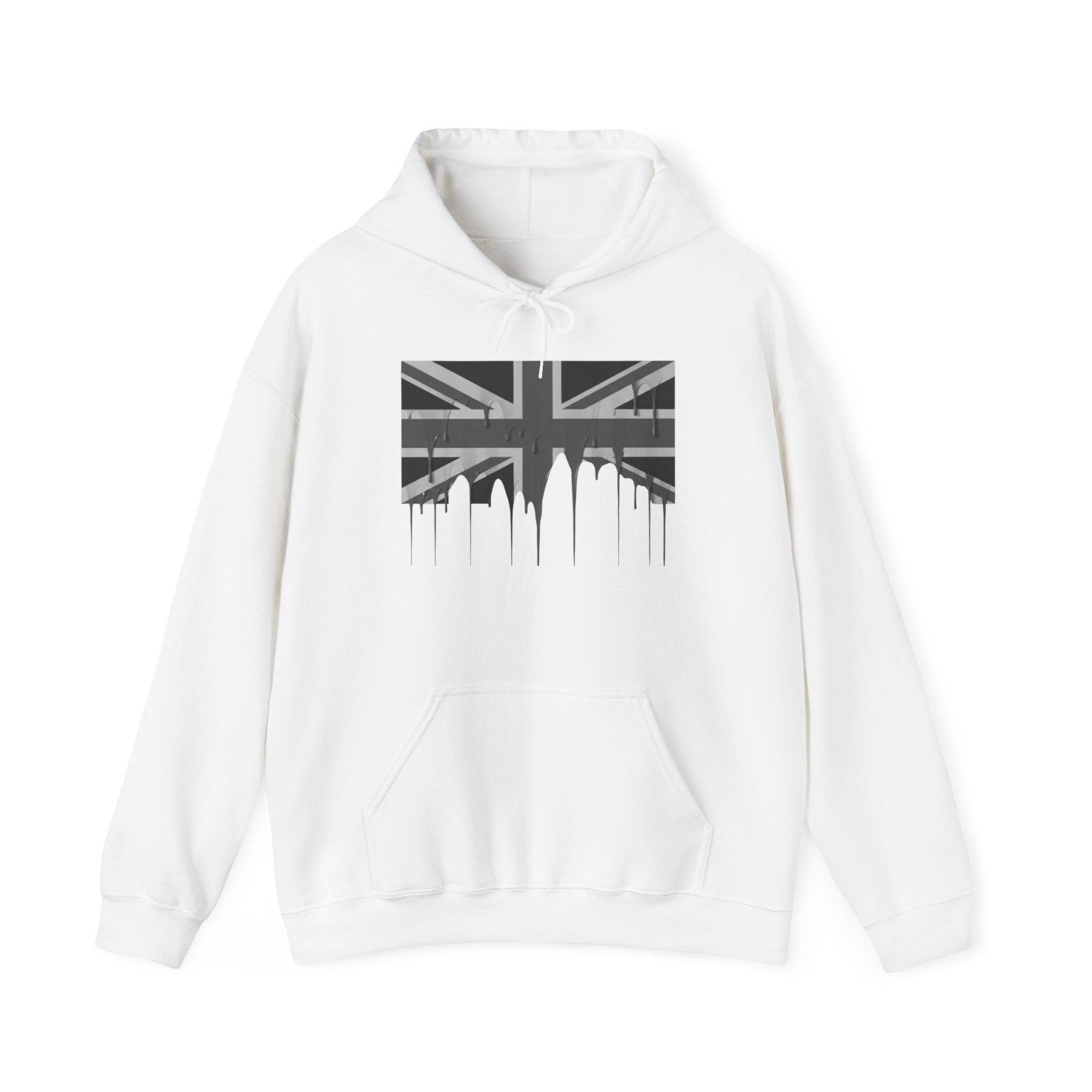 Union Jack Drip Hoodie - British Flag Streetwear Pullover