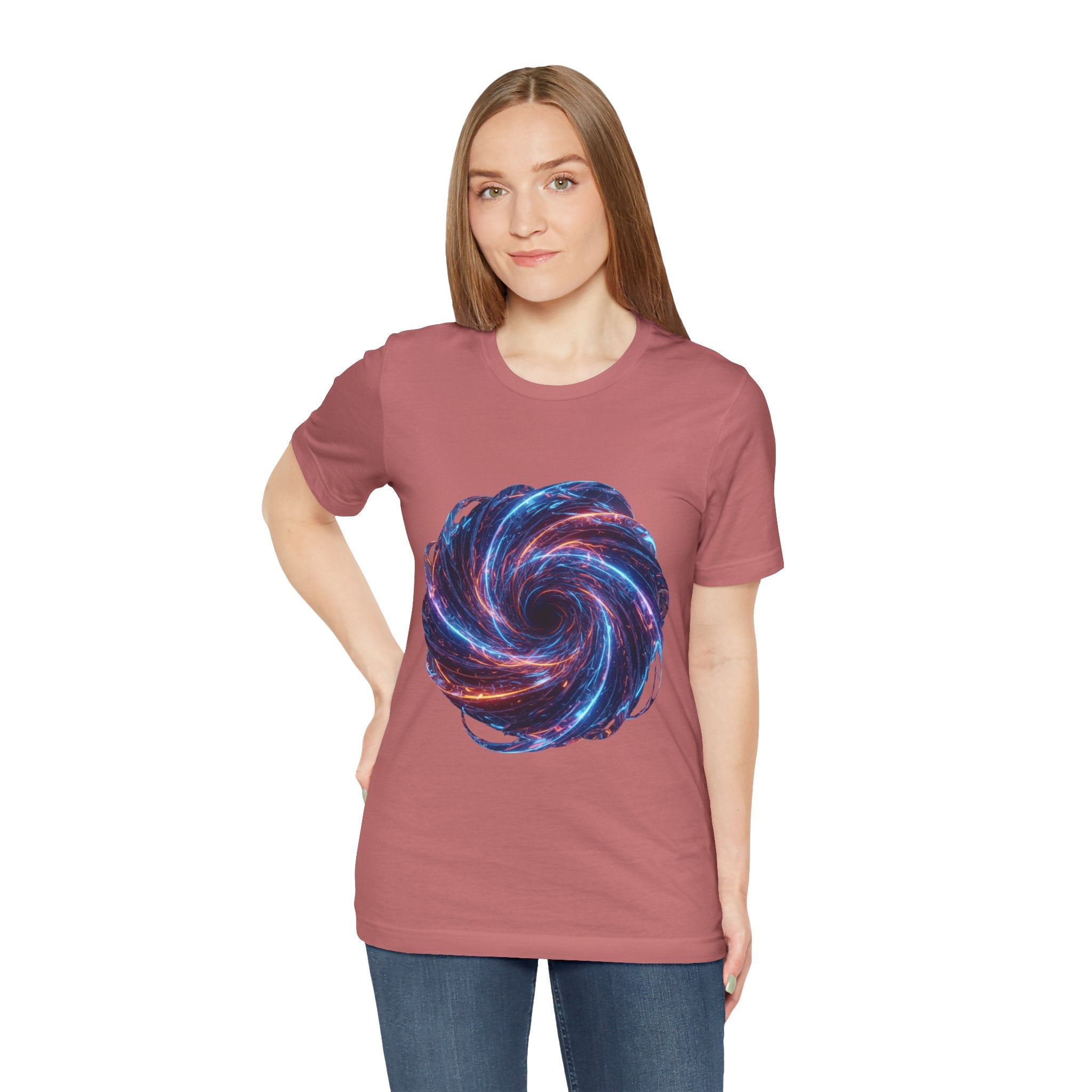 Galaxy Vortex T-Shirt — Cosmic Swirl Space Tee
