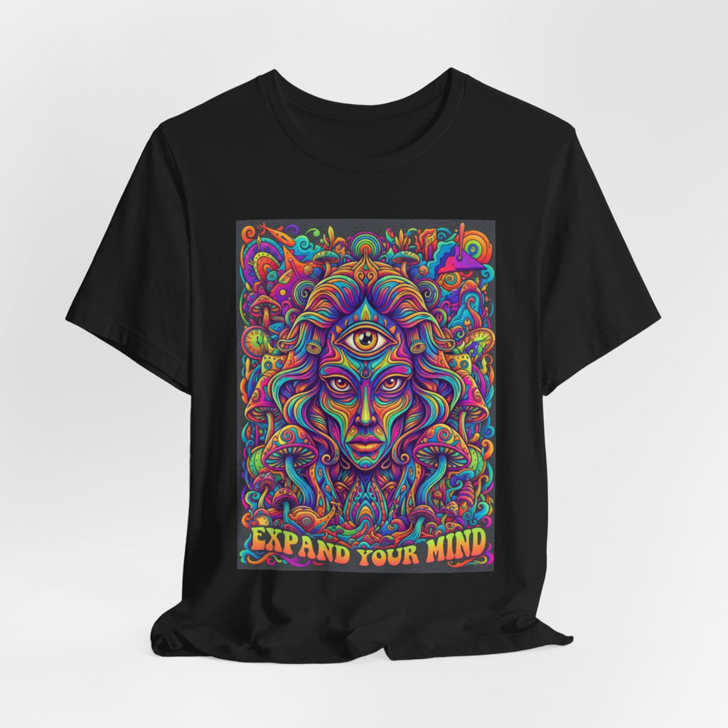 Expand Your Mind Psychedelic T-Shirt — Third Eye Trippy Art Tee