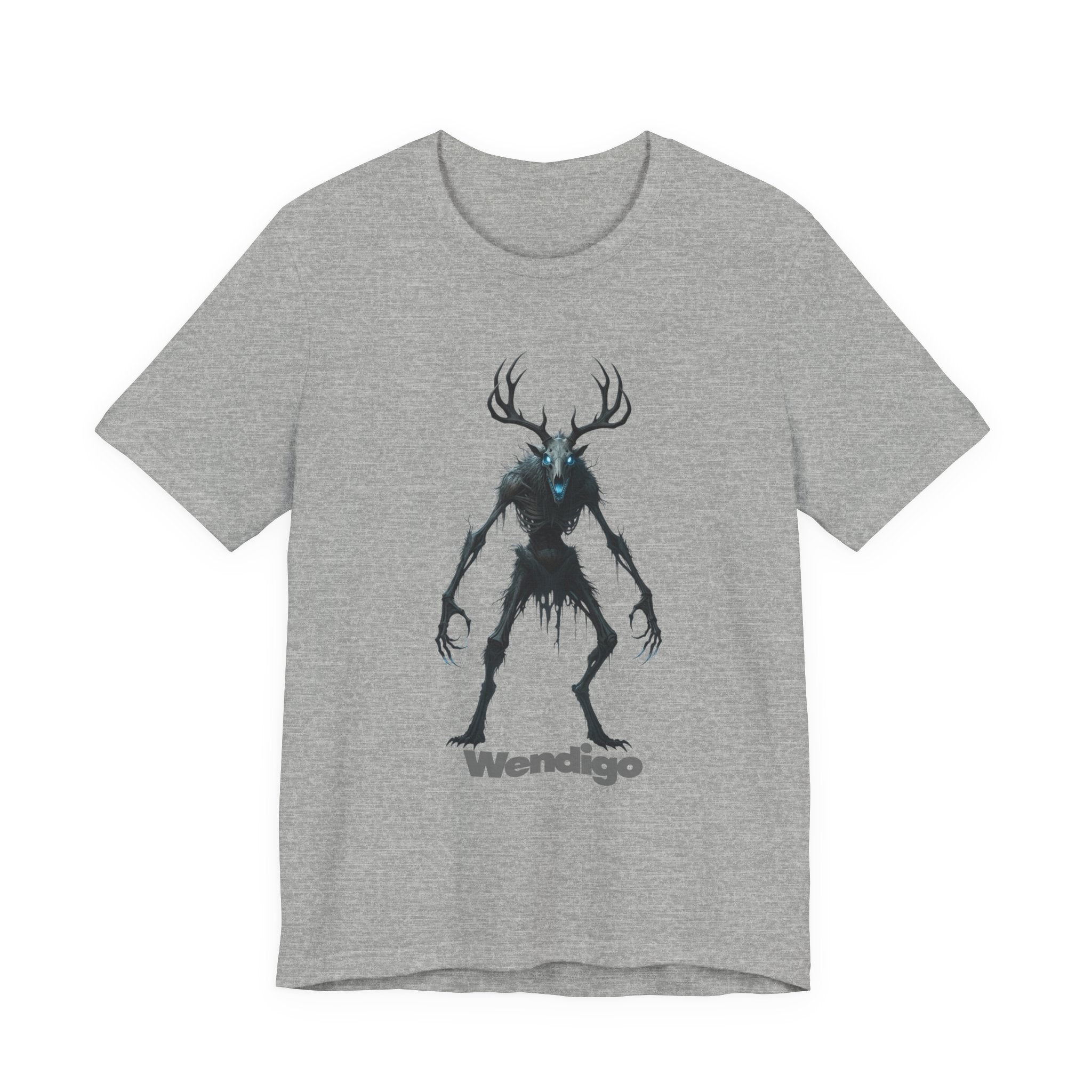 Wendigo Horror Tee — Creepy Deer Monster Graphic T-Shirt