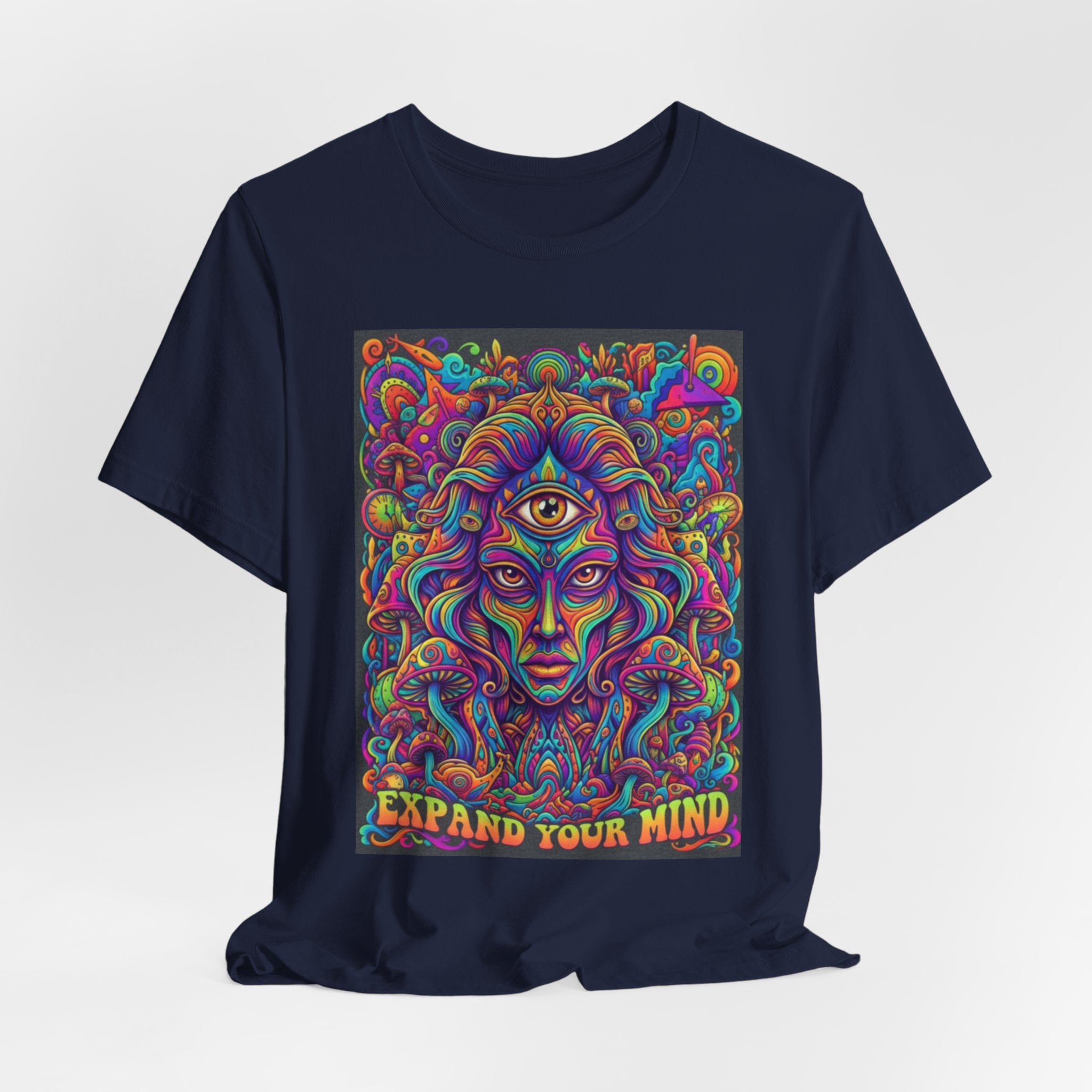 Expand Your Mind Psychedelic T-Shirt — Third Eye Trippy Art Tee