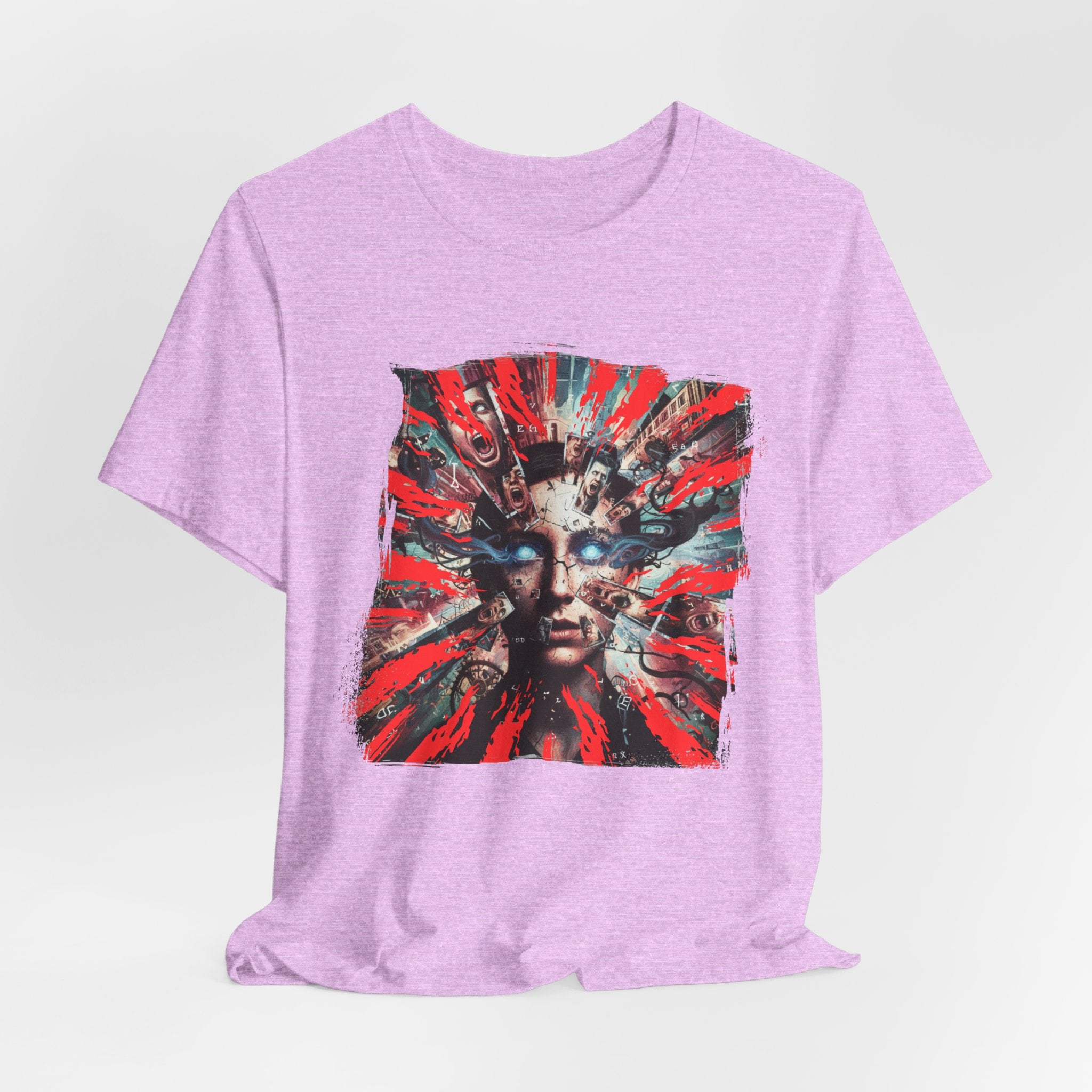 Surreal Sunburst Face Graphic Tee