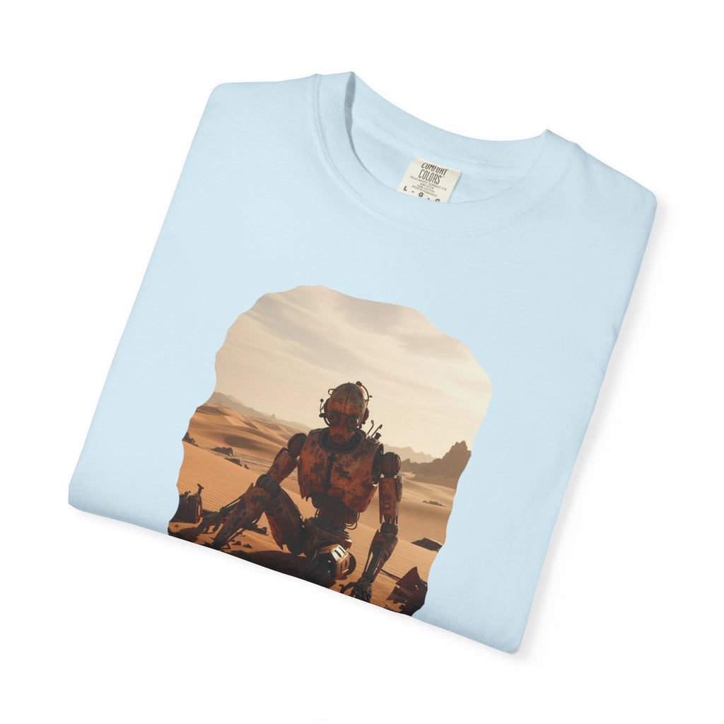 Desert Surfer T-Shirt — Vintage Sunlit Sandboarding Graphic Tee