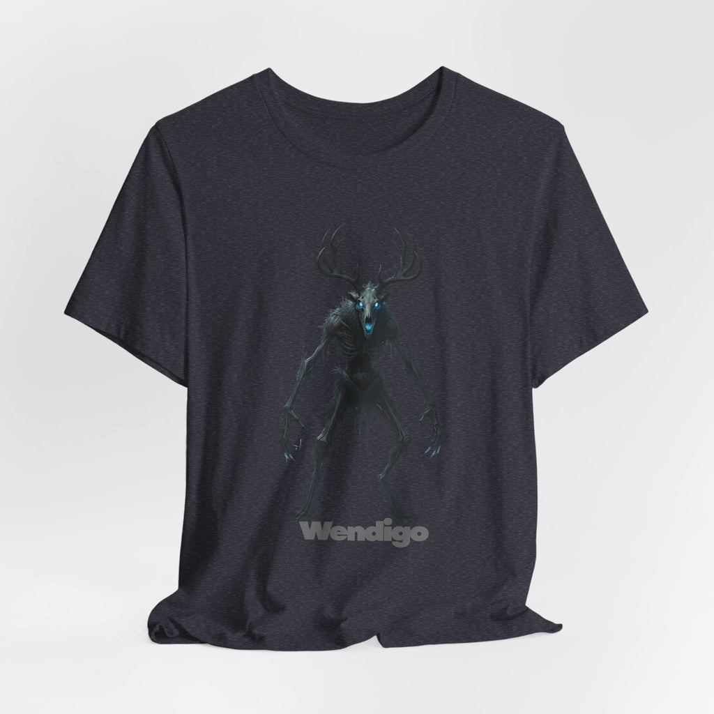 Wendigo Horror Tee — Creepy Deer Monster Graphic T-Shirt