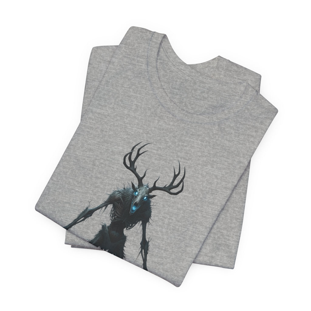 Wendigo Horror Tee — Creepy Deer Monster Graphic T-Shirt