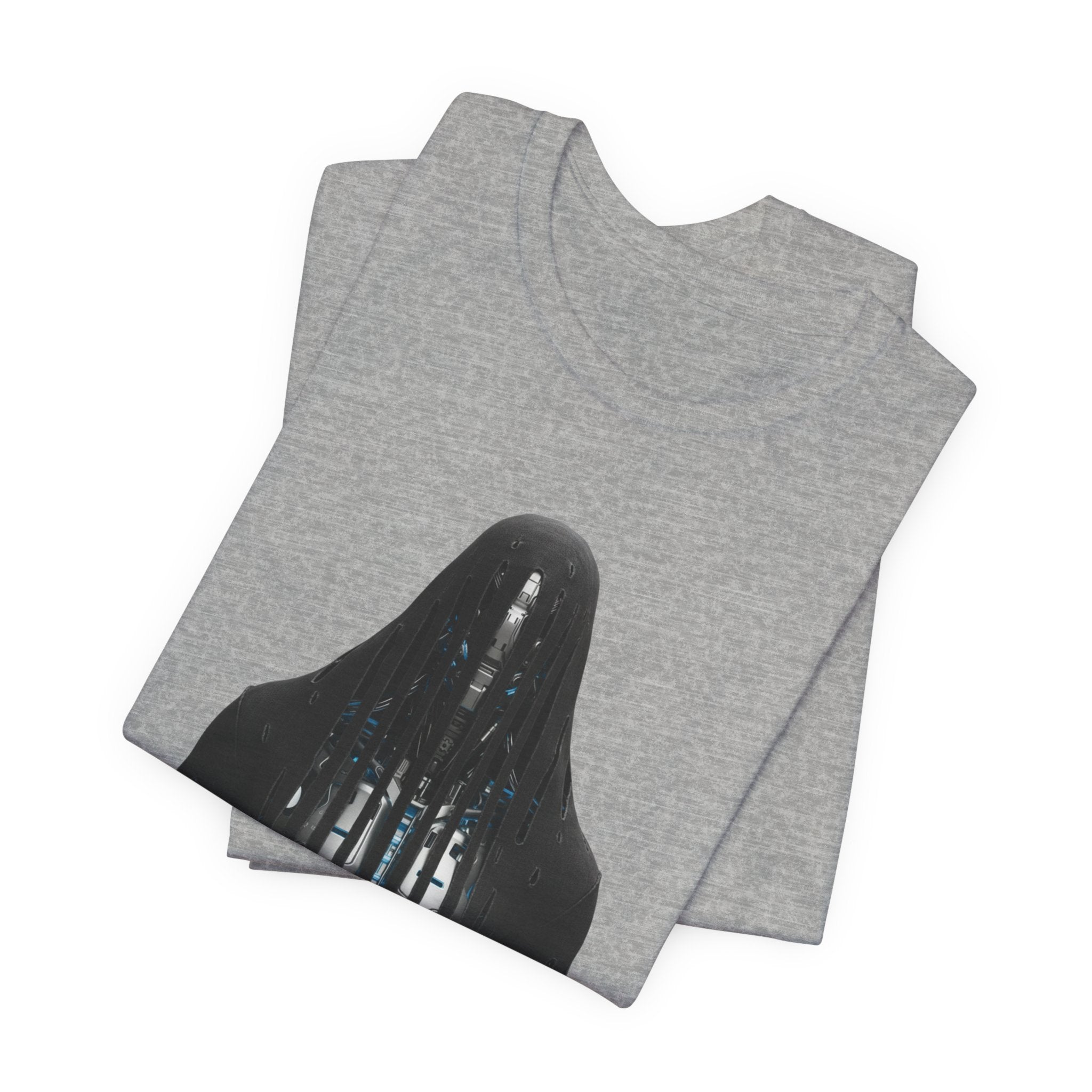 Horror Silhouette Tee — Shadowed Figure Graphic T-Shirt