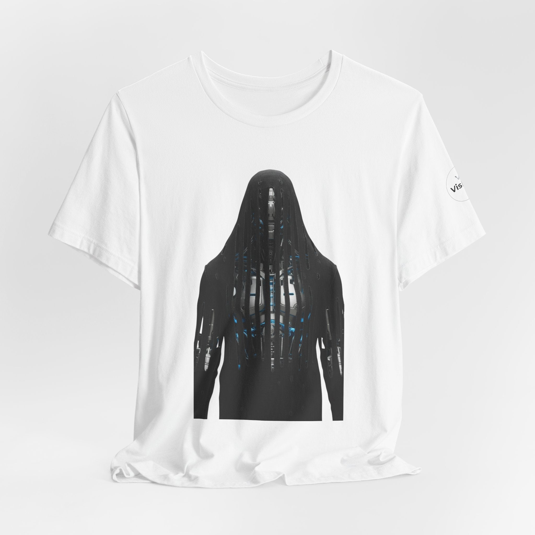 Horror Silhouette Tee — Shadowed Figure Graphic T-Shirt