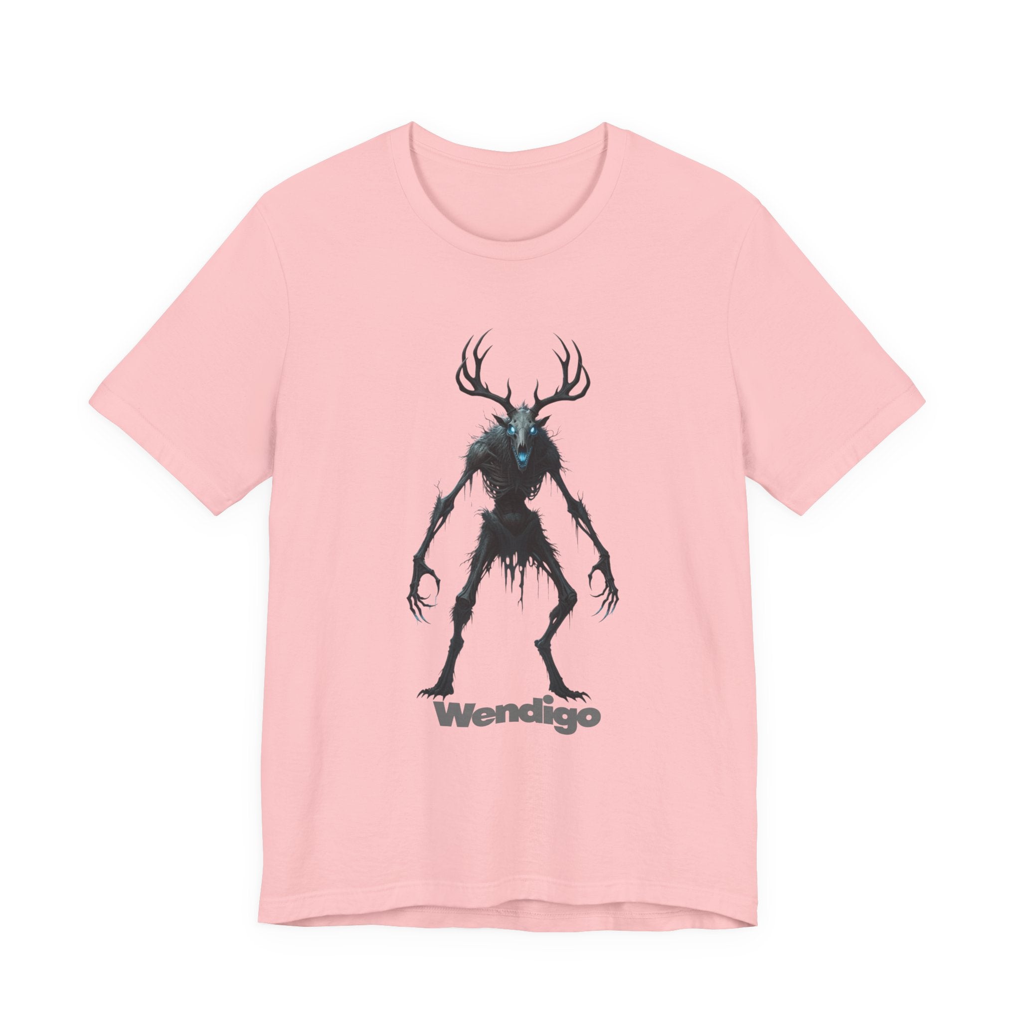 Wendigo Horror Tee — Creepy Deer Monster Graphic T-Shirt