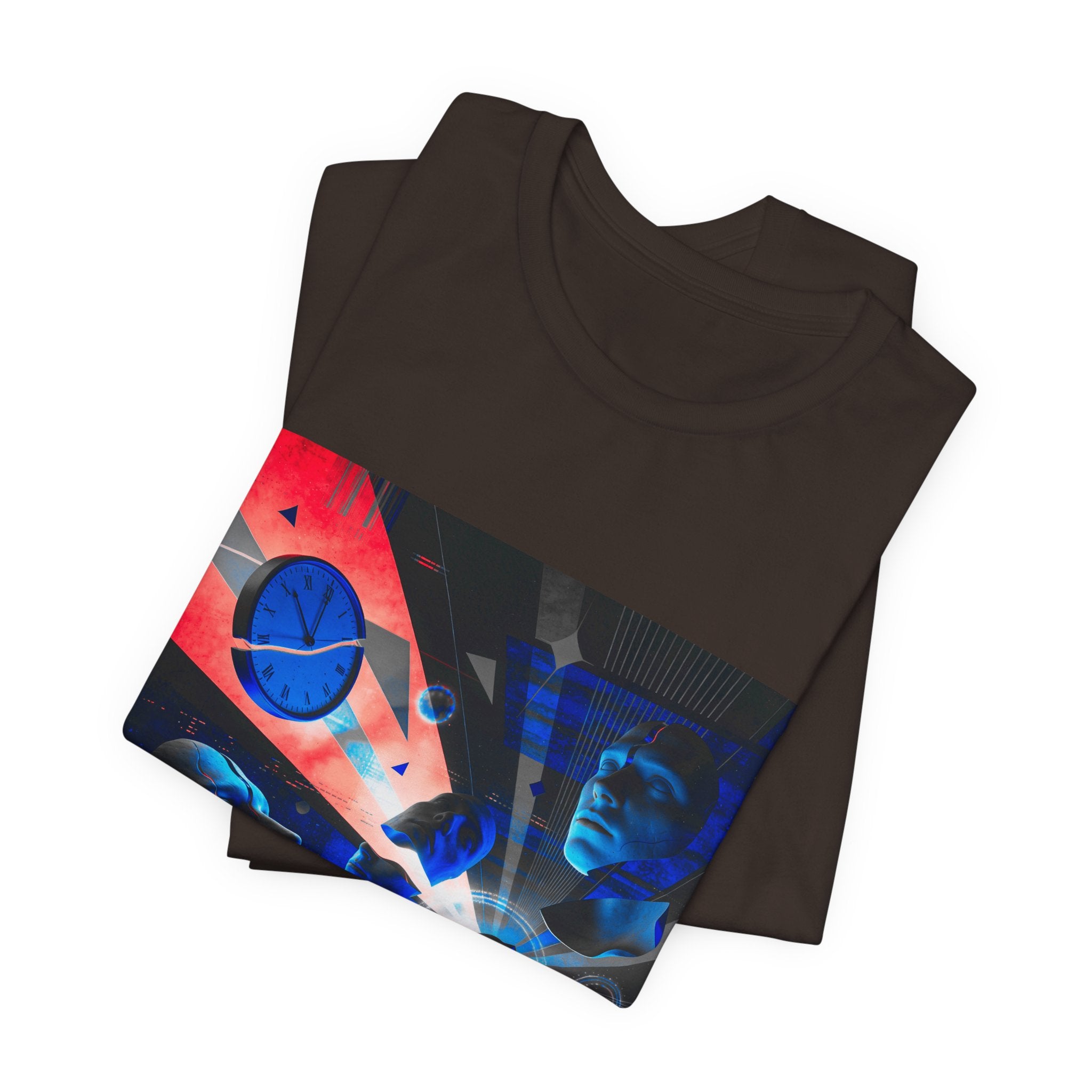 Spacewave Graphic Tee — Retro Futurism Cosmic Design