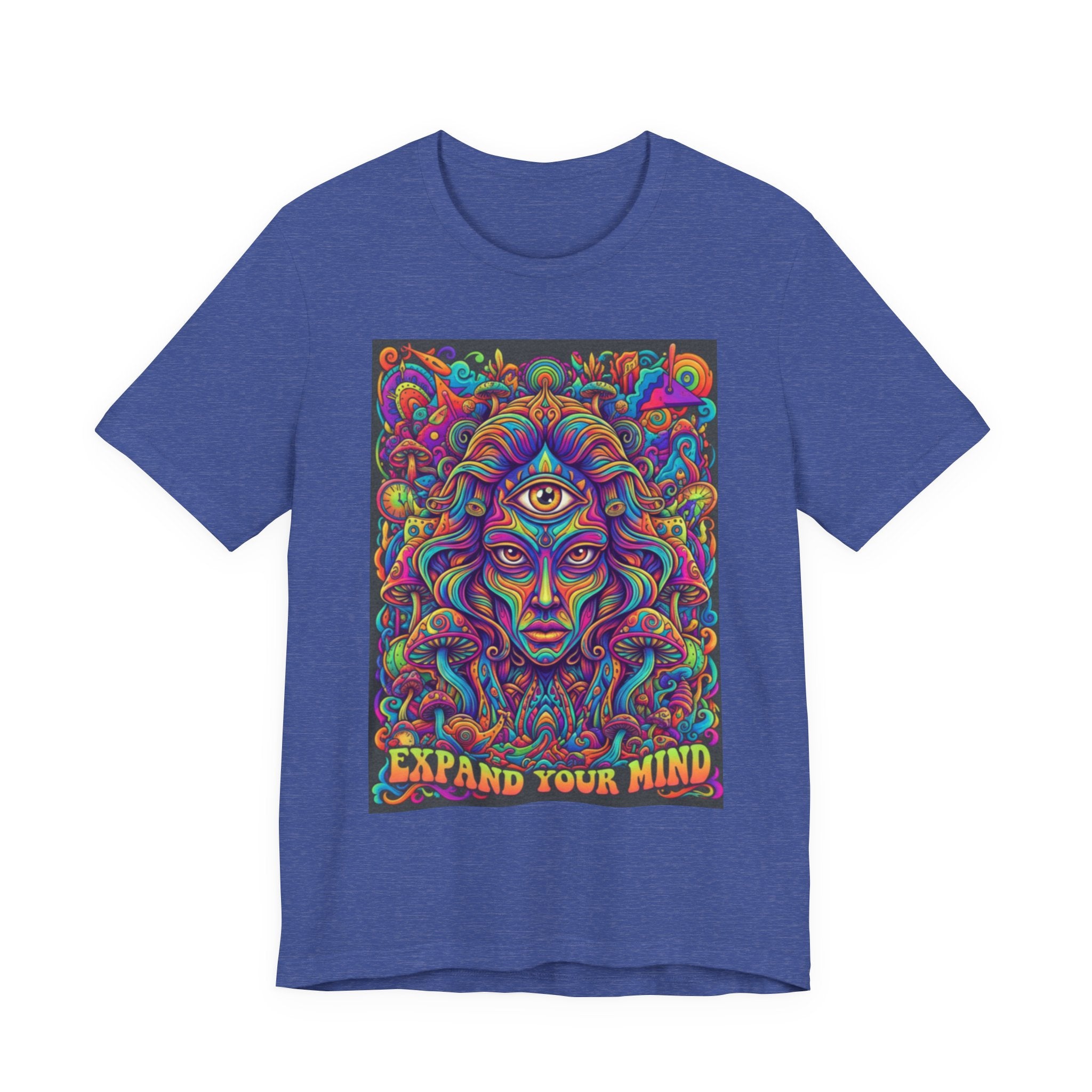 Expand Your Mind Psychedelic T-Shirt — Third Eye Trippy Art Tee