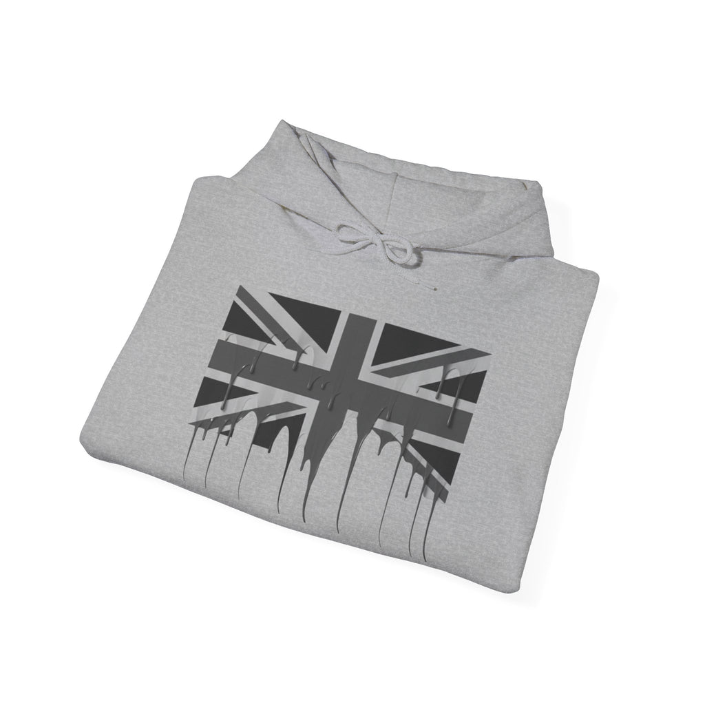 Union Jack Drip Hoodie - British Flag Streetwear Pullover