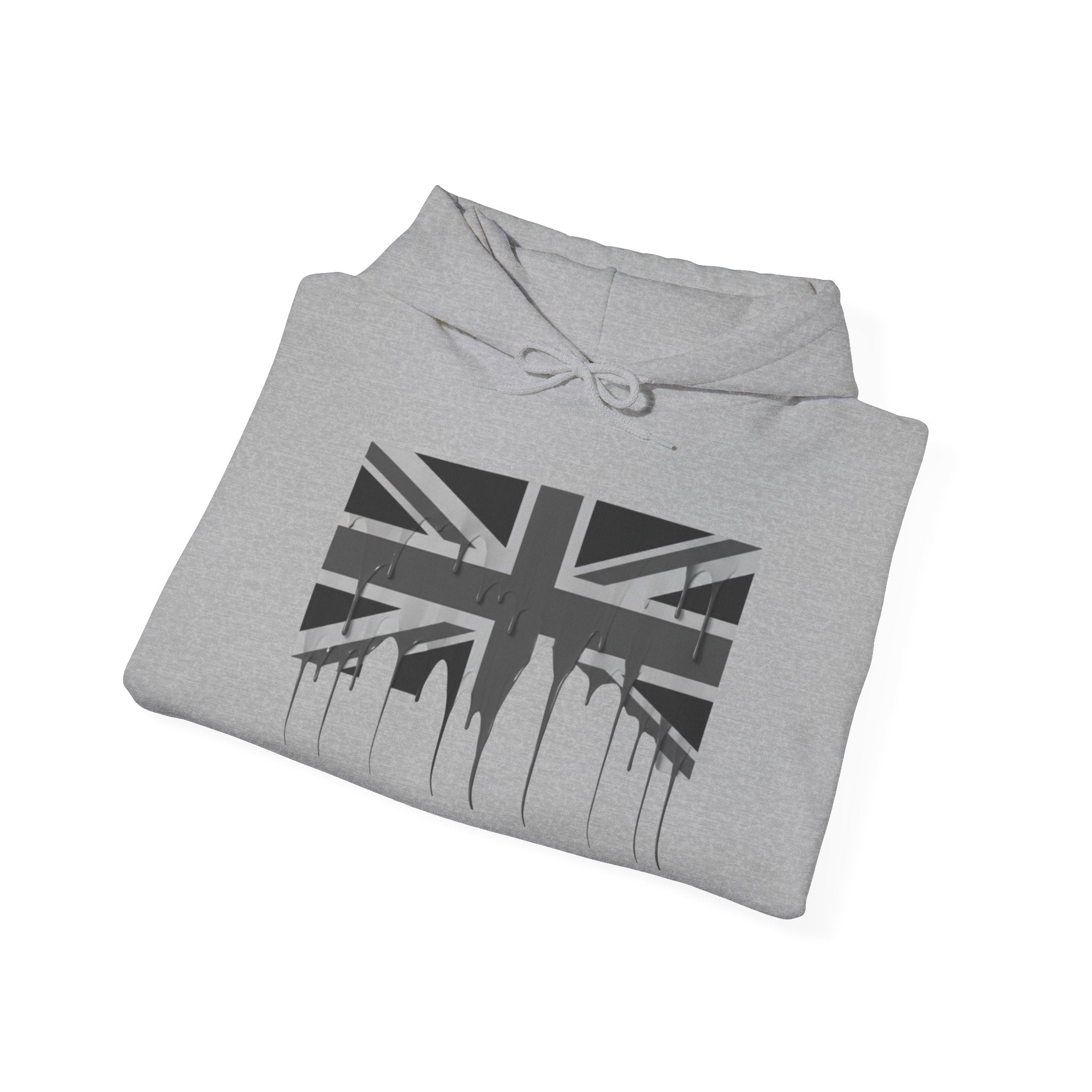 Union Jack Drip Hoodie - British Flag Streetwear Pullover
