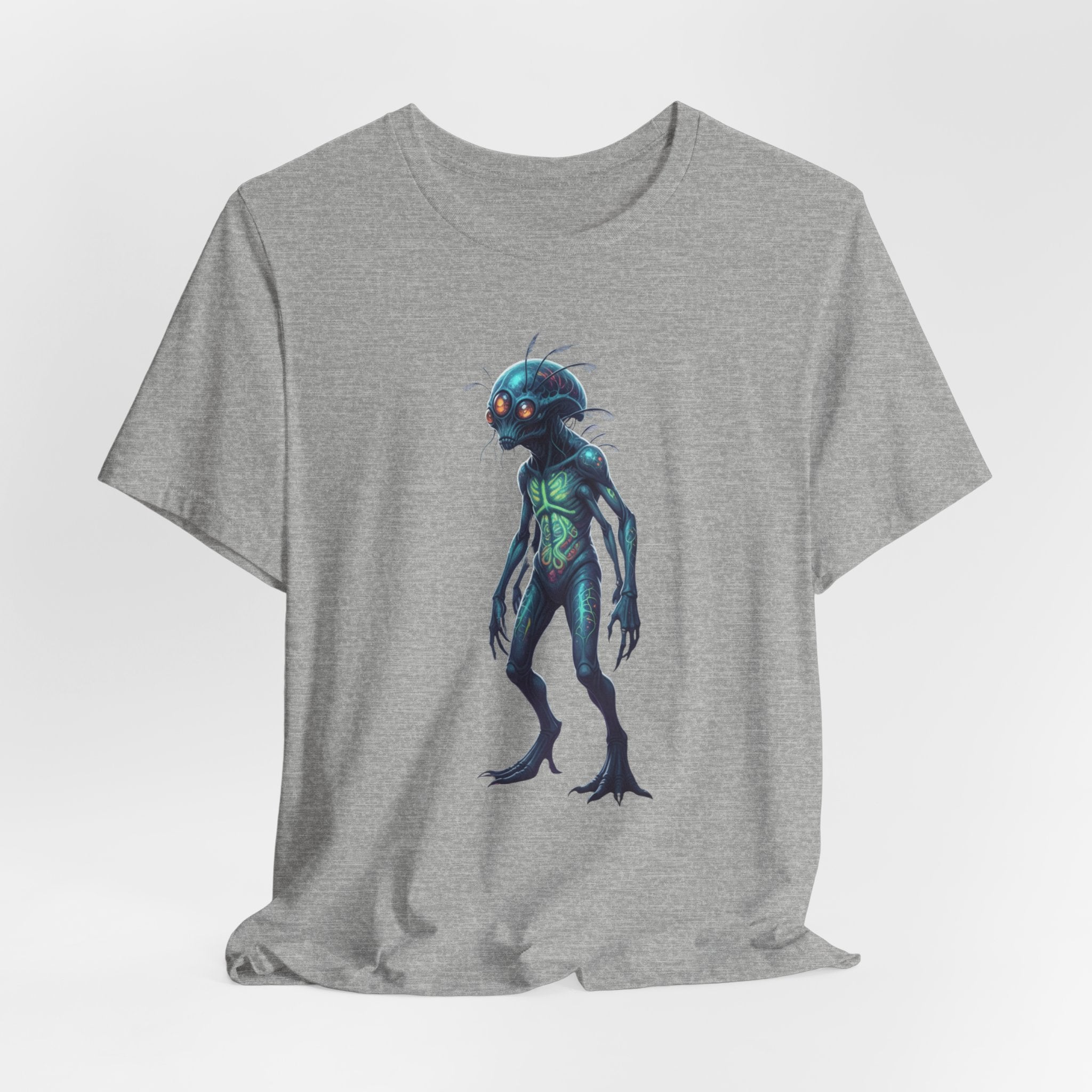 Alien Creature Graphic Tee — Sci‑Fi Monster T‑Shirt
