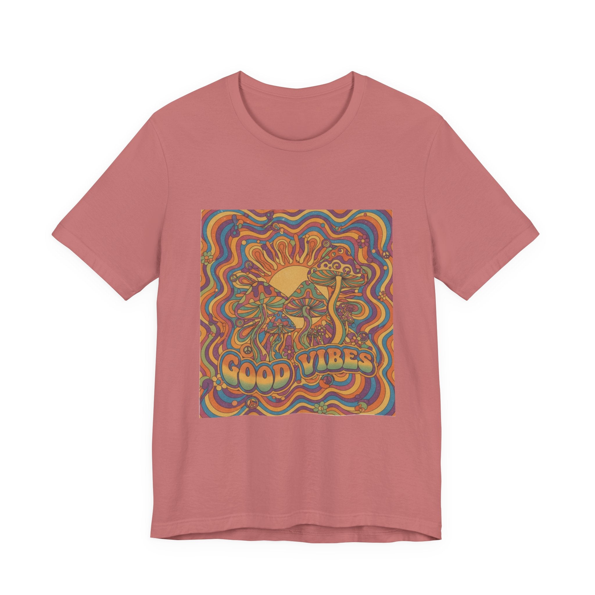 Good Vibes Retro Sunflower T-Shirt