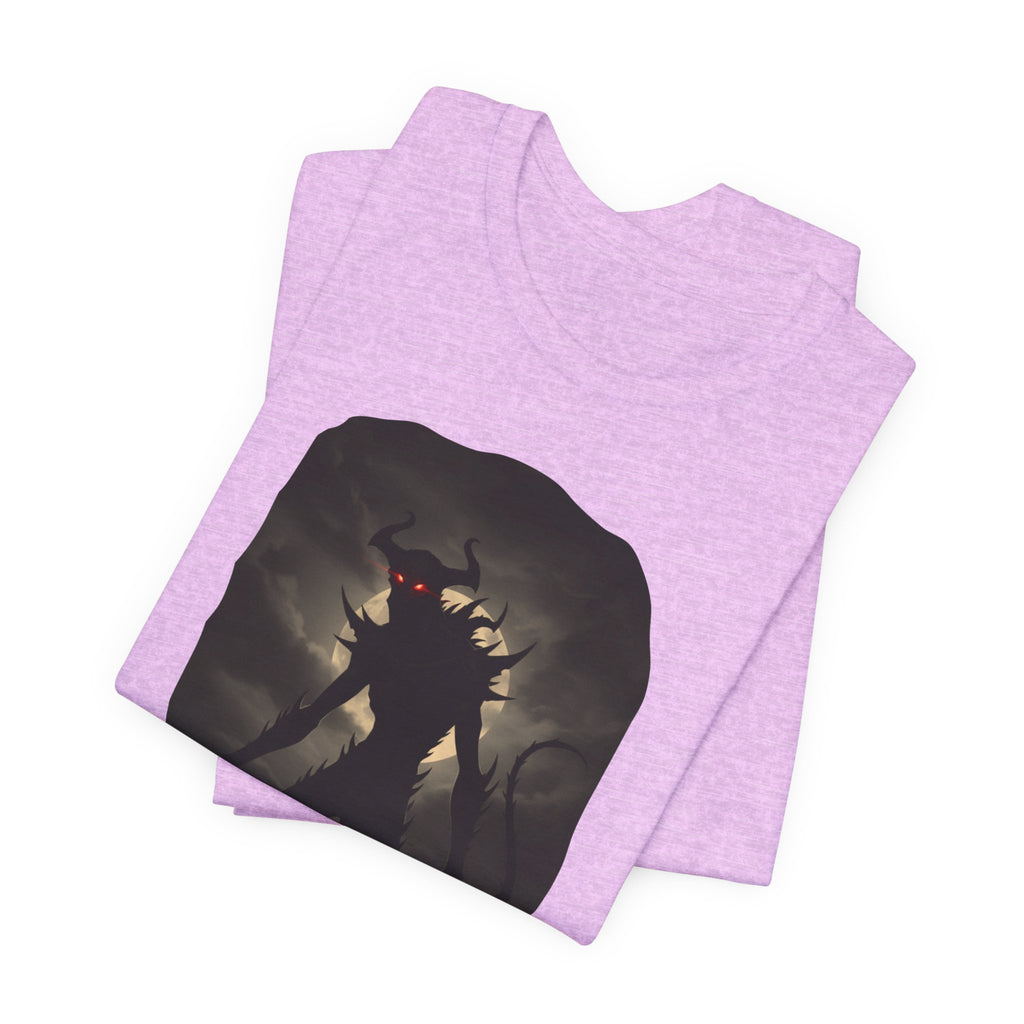 Monster Silhouette Tee — Dark Shadow Demon Graphic T-Shirt