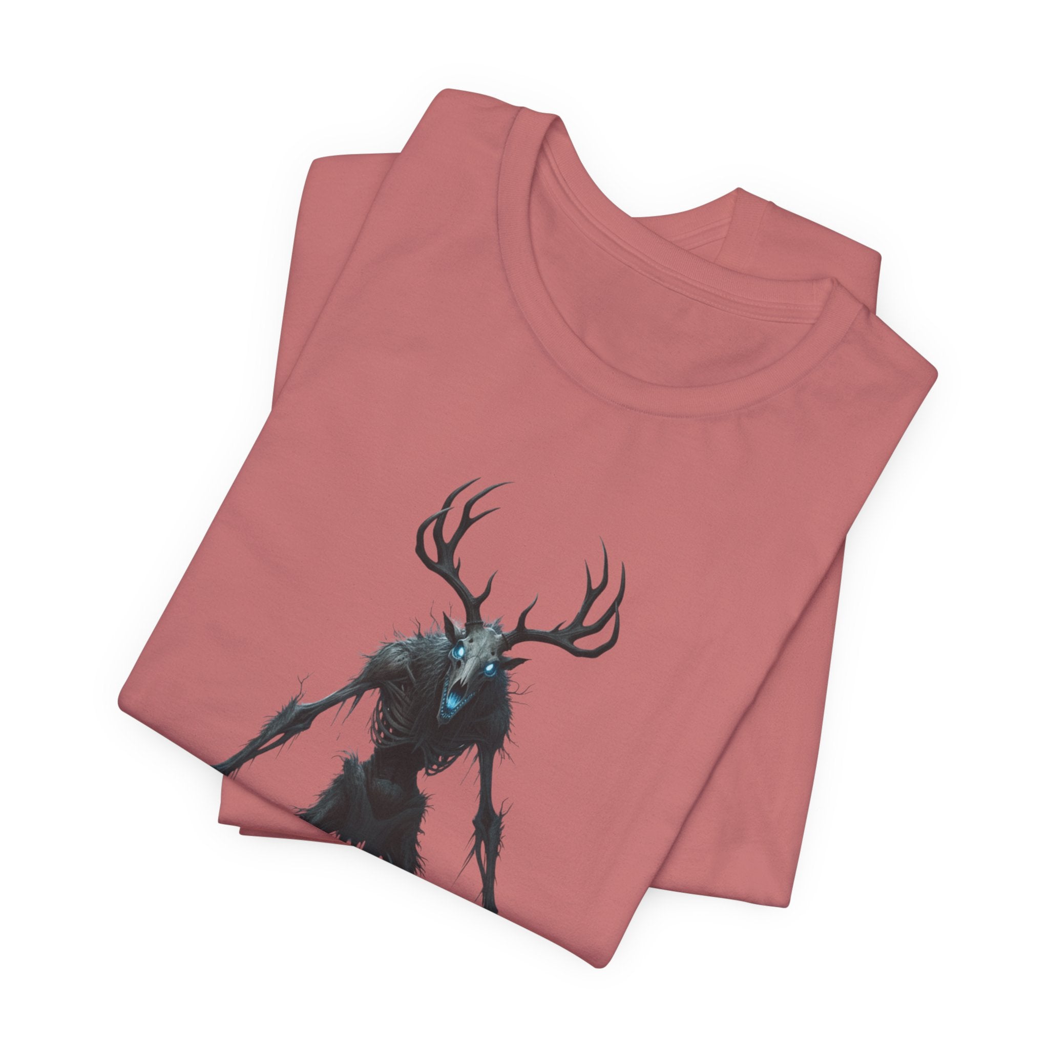 Wendigo Horror Tee — Creepy Deer Monster Graphic T-Shirt
