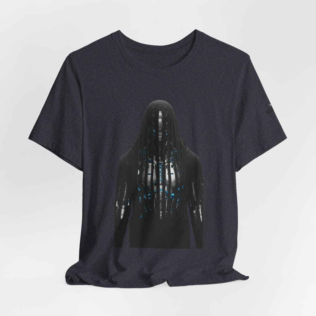 Horror Silhouette Tee — Shadowed Figure Graphic T-Shirt