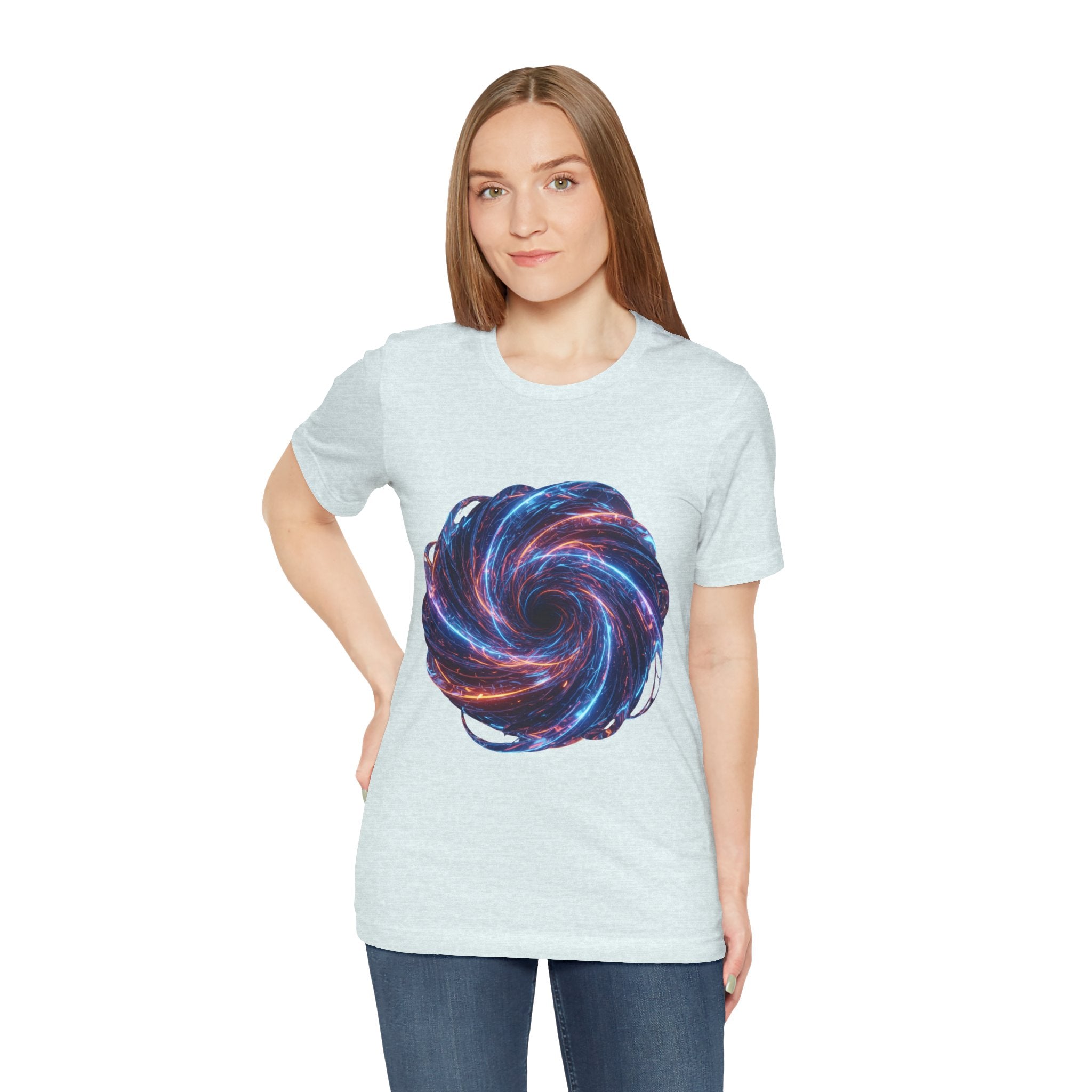 Galaxy Vortex T-Shirt — Cosmic Swirl Space Tee