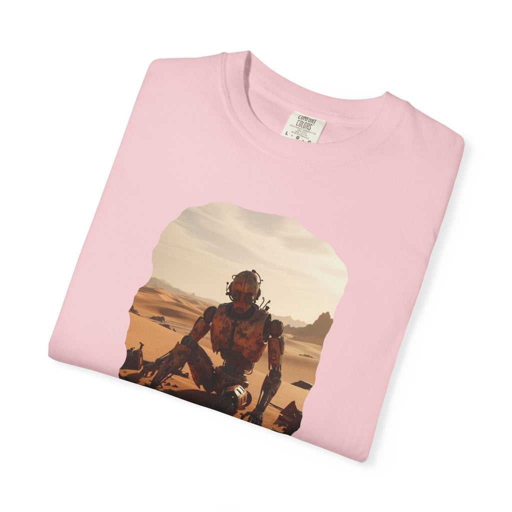 Desert Surfer T-Shirt — Vintage Sunlit Sandboarding Graphic Tee