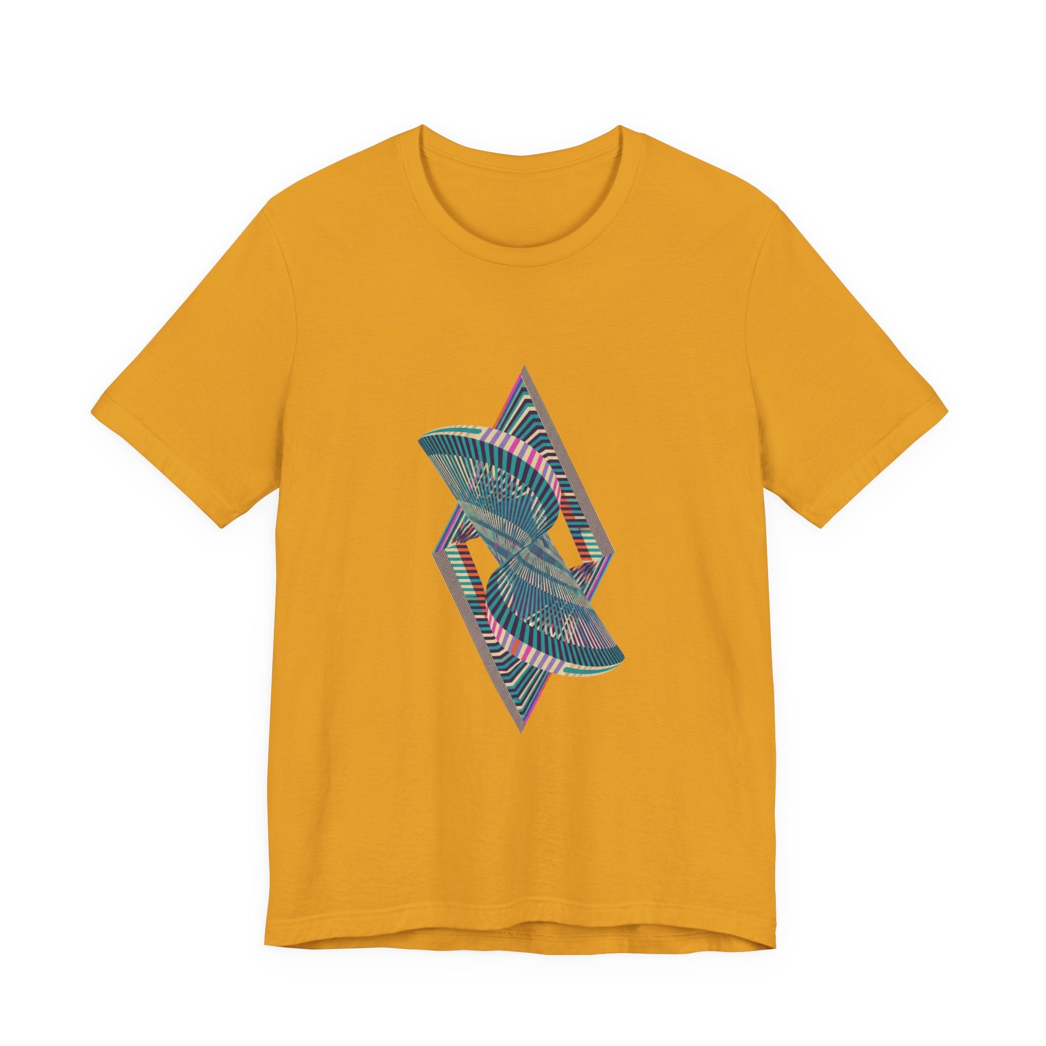 Abstract Geometric Wave Graphic Tee