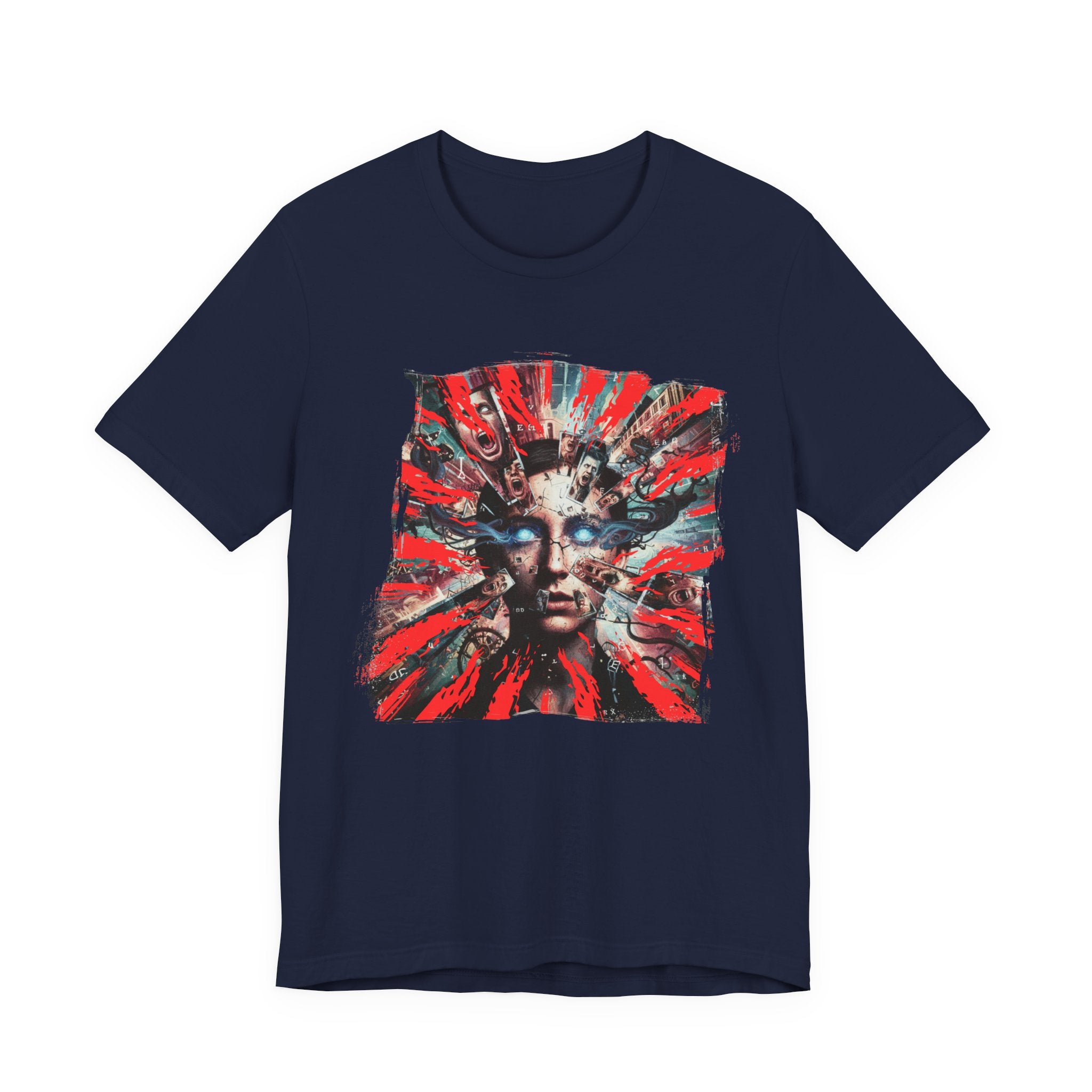Surreal Sunburst Face Graphic Tee