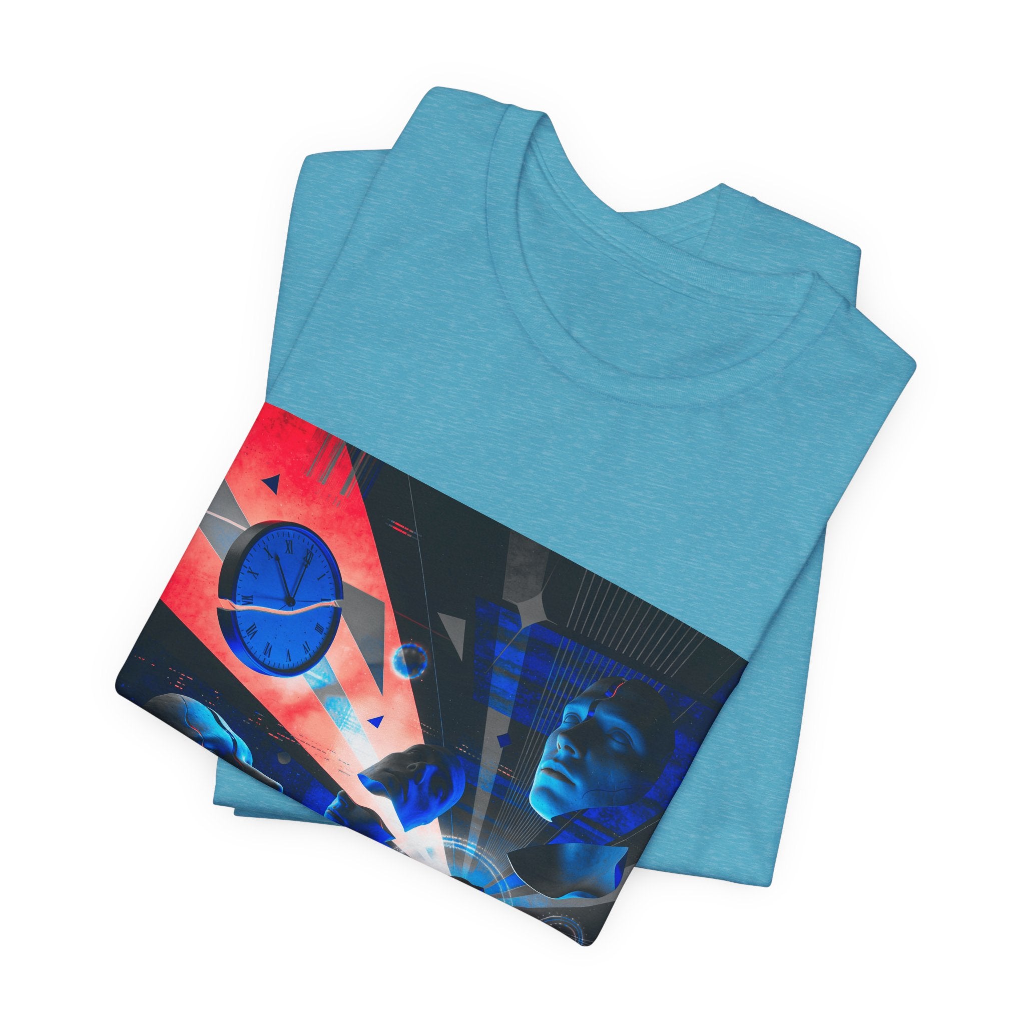 Spacewave Graphic Tee — Retro Futurism Cosmic Design
