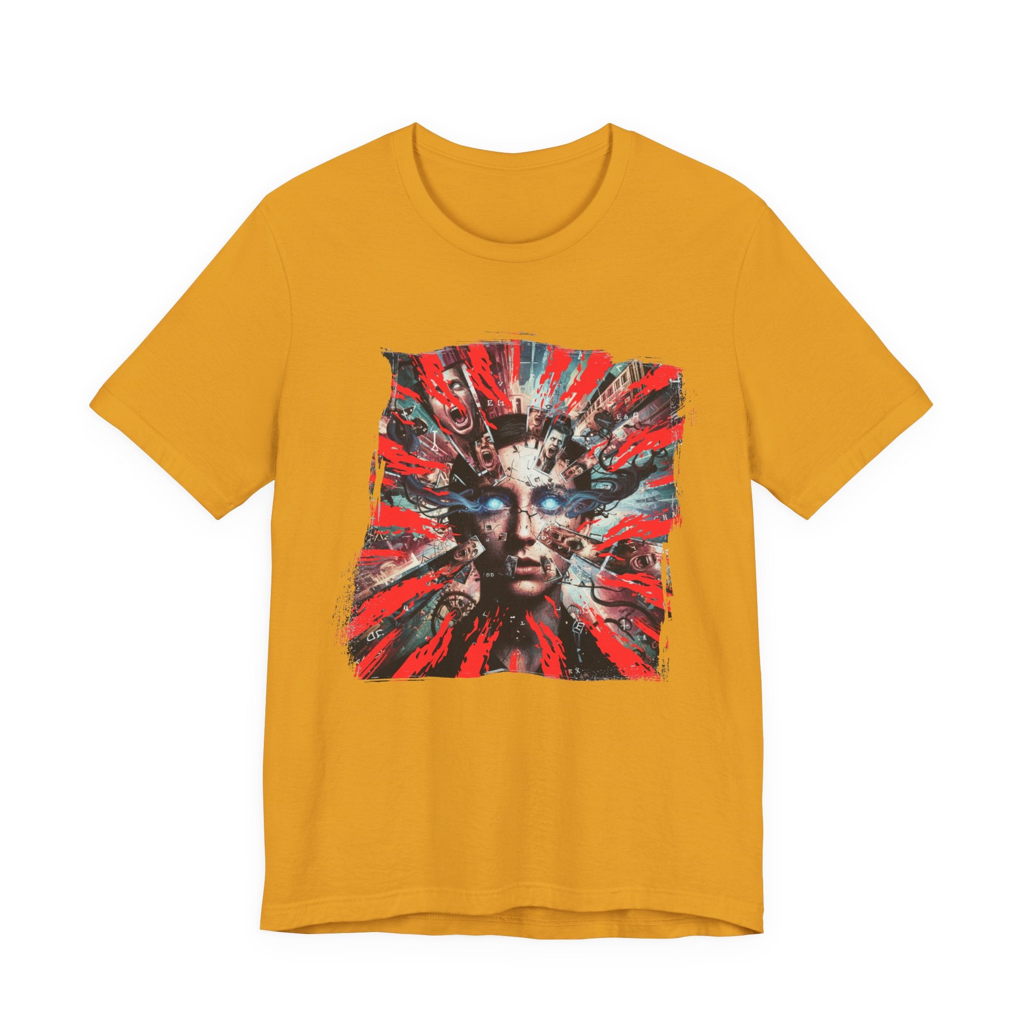 Surreal Sunburst Face Graphic Tee