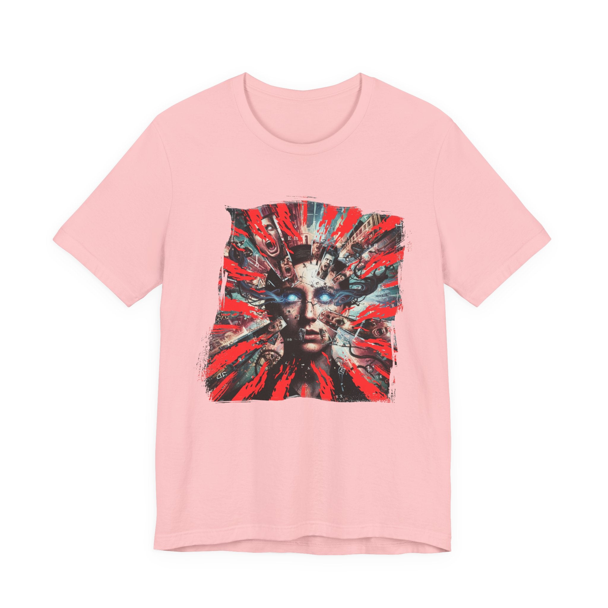 Surreal Sunburst Face Graphic Tee