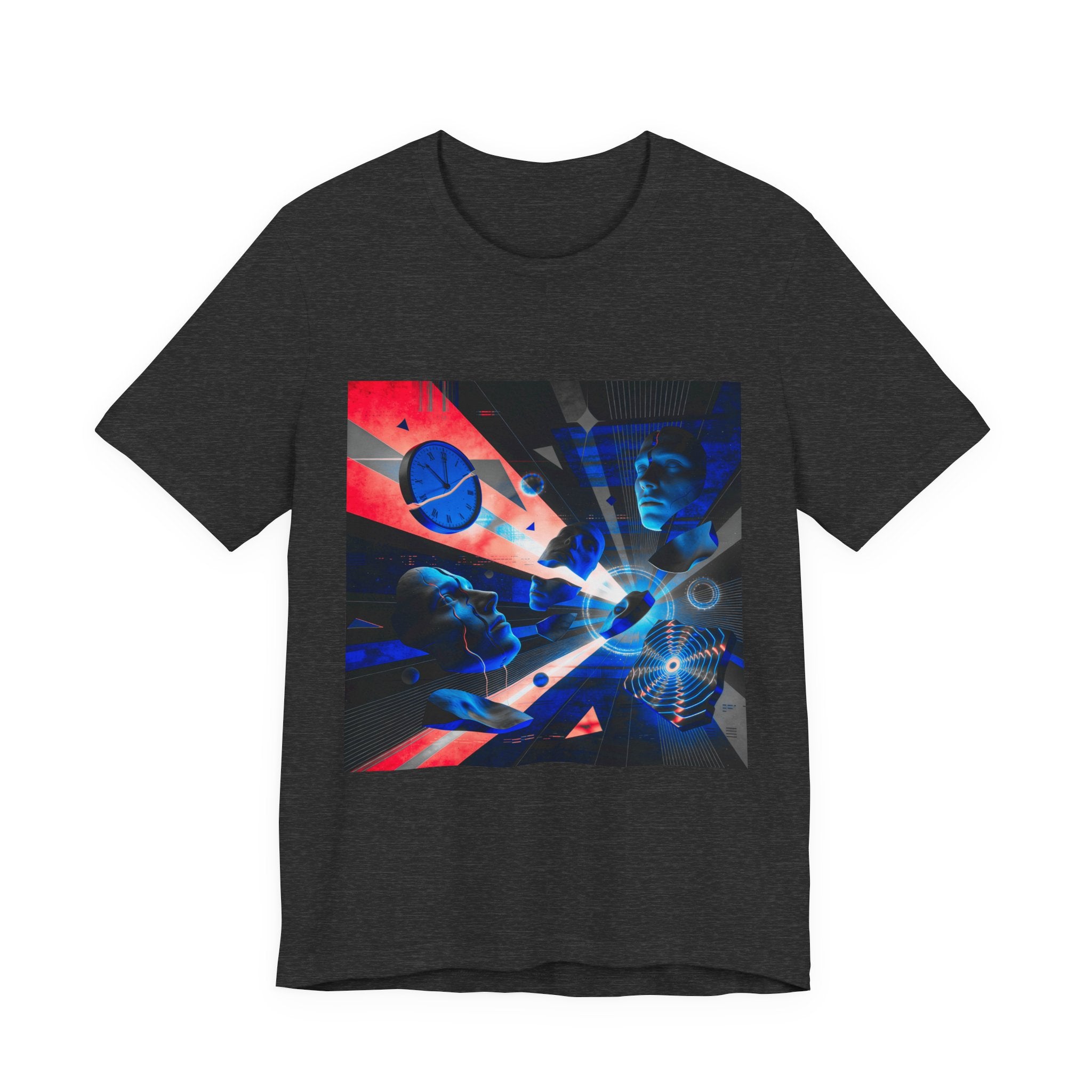 Spacewave Graphic Tee — Retro Futurism Cosmic Design