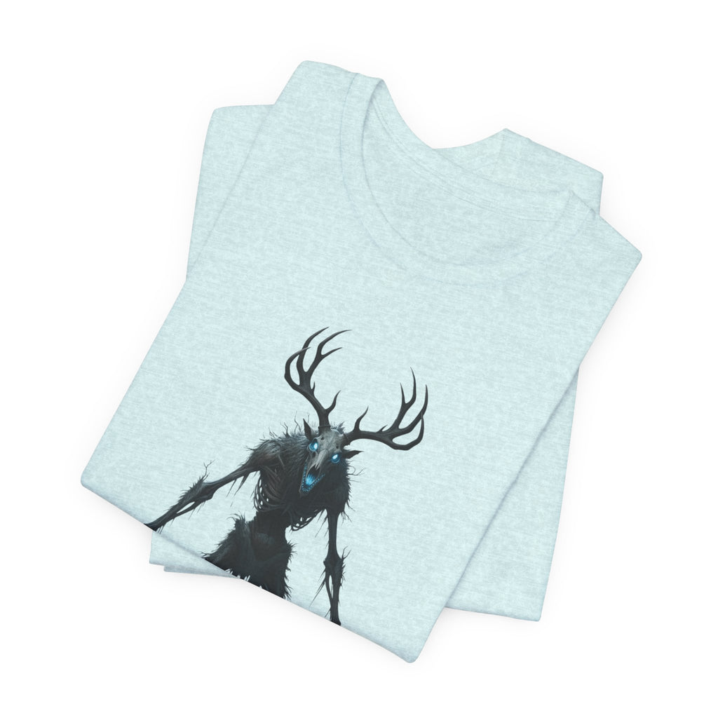 Wendigo Horror Tee — Creepy Deer Monster Graphic T-Shirt
