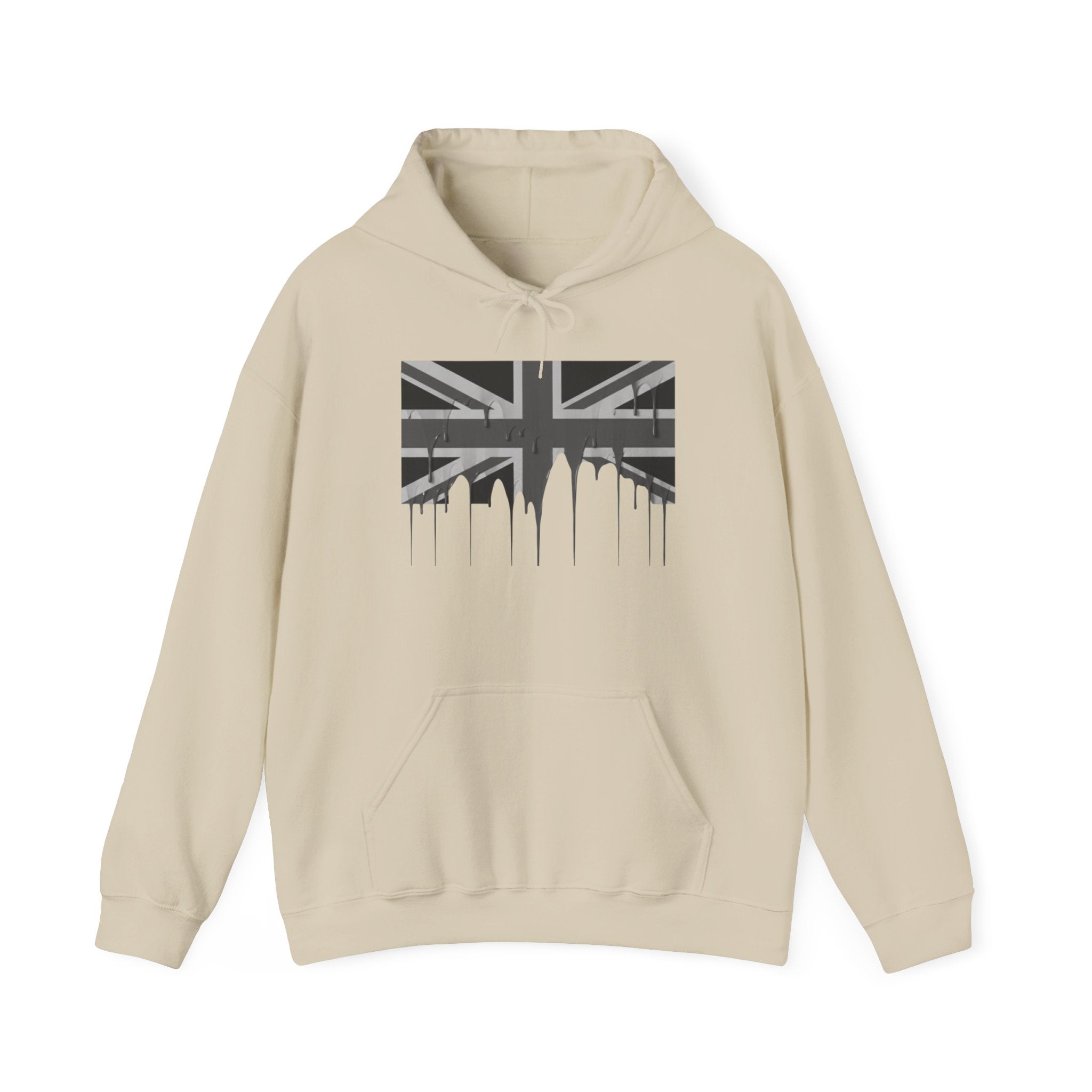 Union Jack Drip Hoodie - British Flag Streetwear Pullover