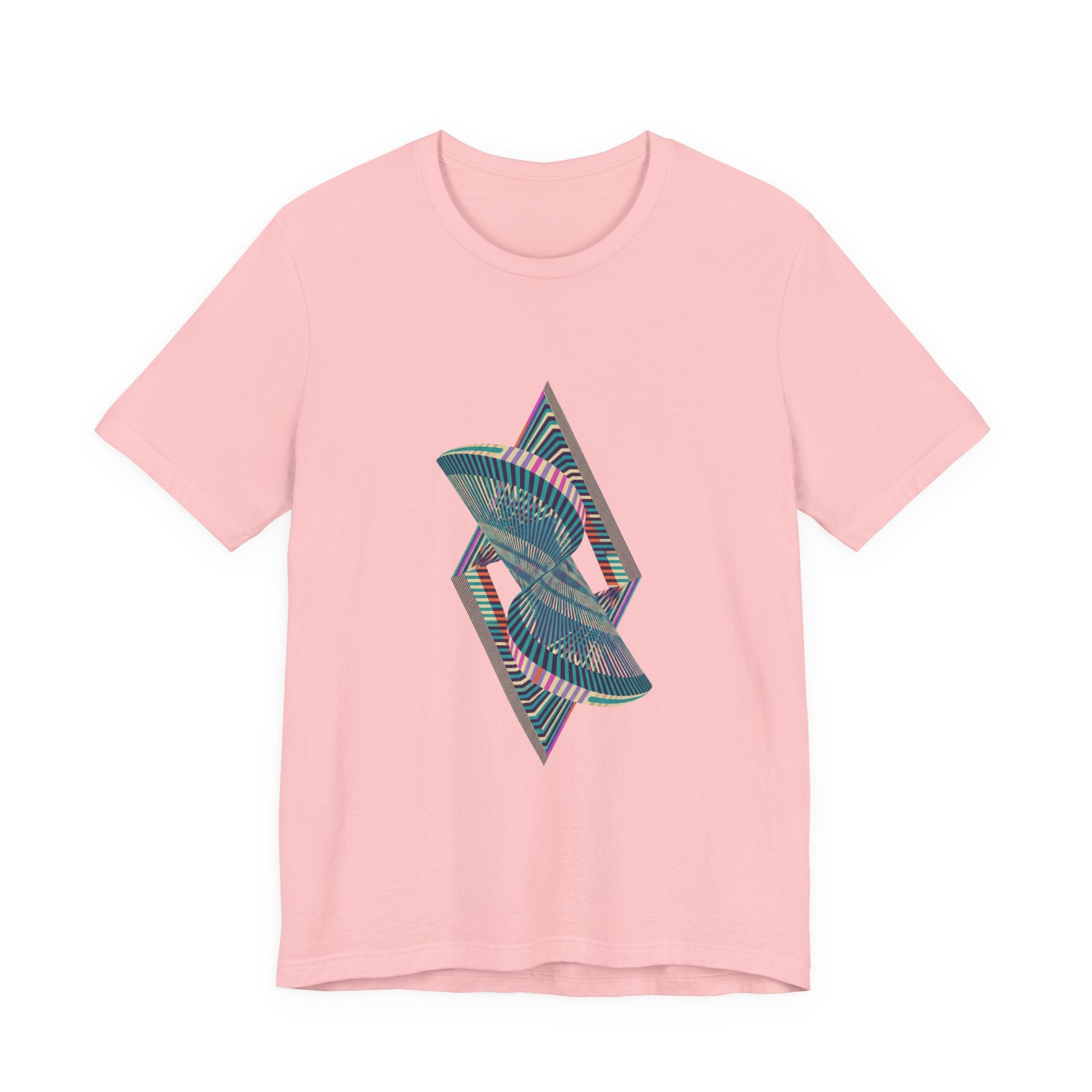 Abstract Geometric Wave Graphic Tee