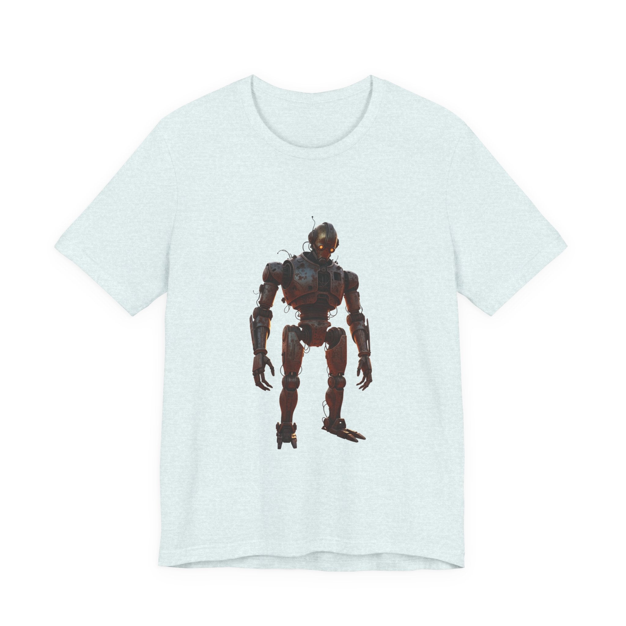 Retro Robot Graphic Tee — Vintage Mech Illustration T-Shirt