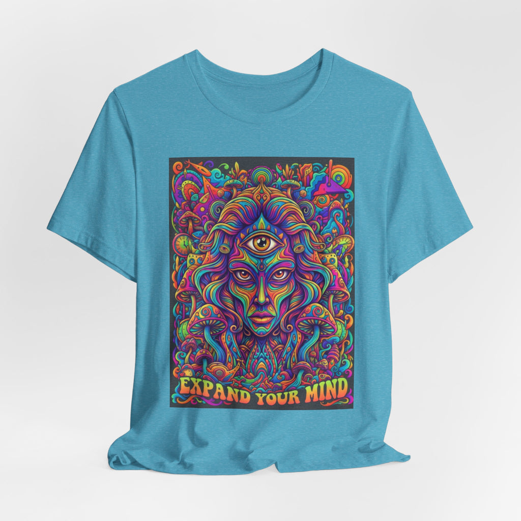 Expand Your Mind Psychedelic T-Shirt — Third Eye Trippy Art Tee